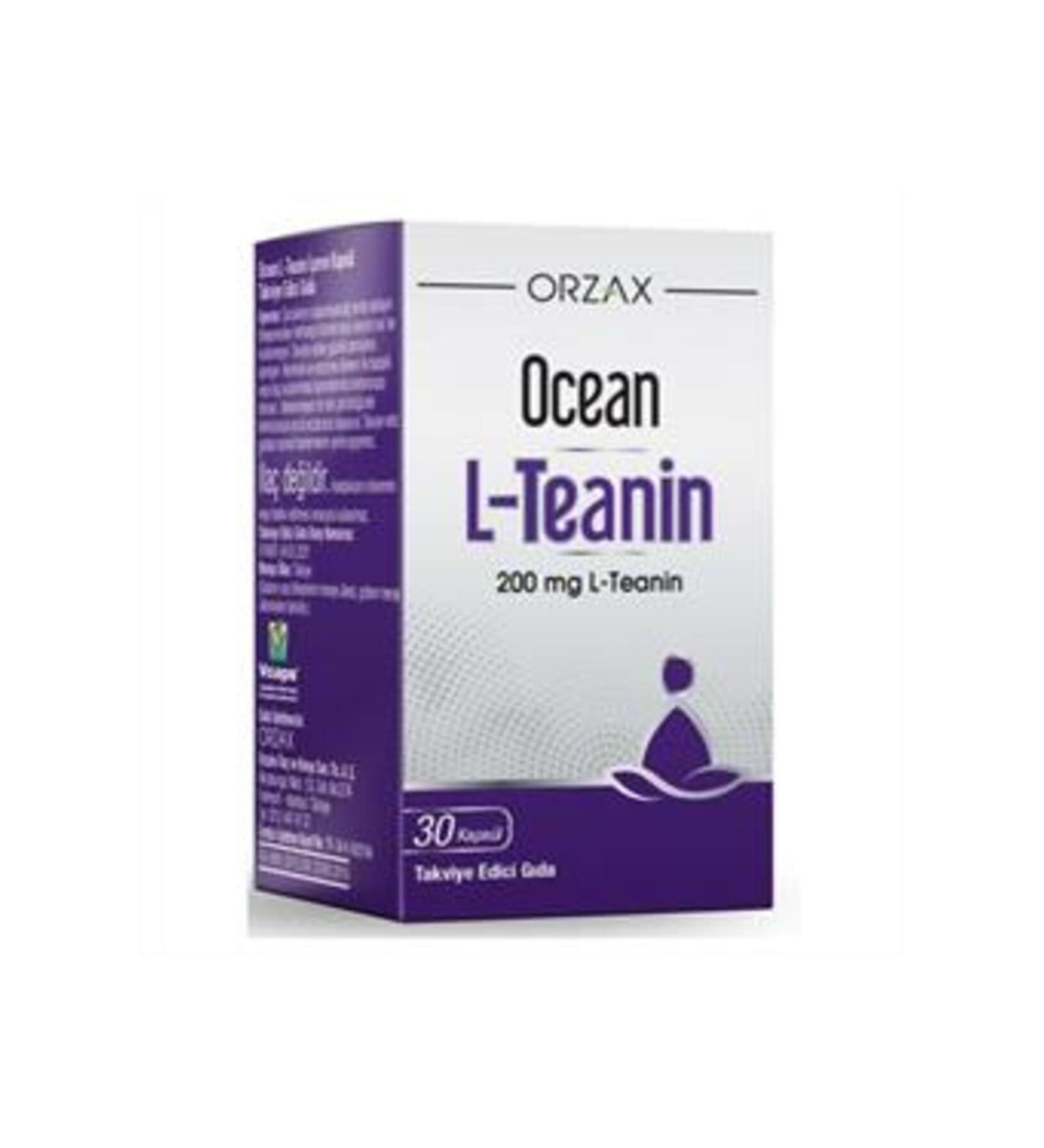 Orzax STD Orzax Ocean L-Theanine Food Supplement 30 Capsules (SINGLE)