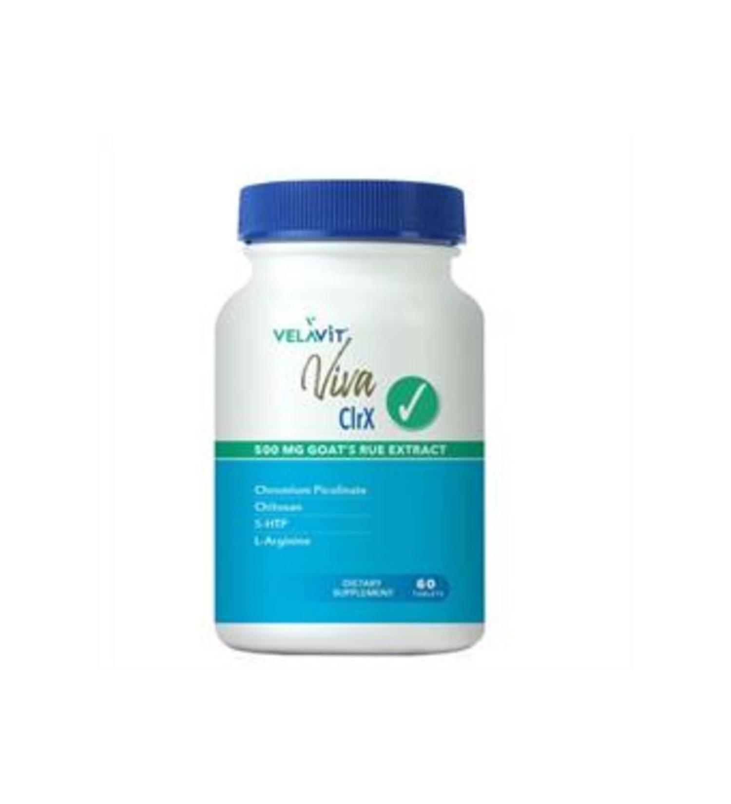 NOVAFACE STD Velavit Viva ClrX Food Supplement 60 Tablets (SINGLE)