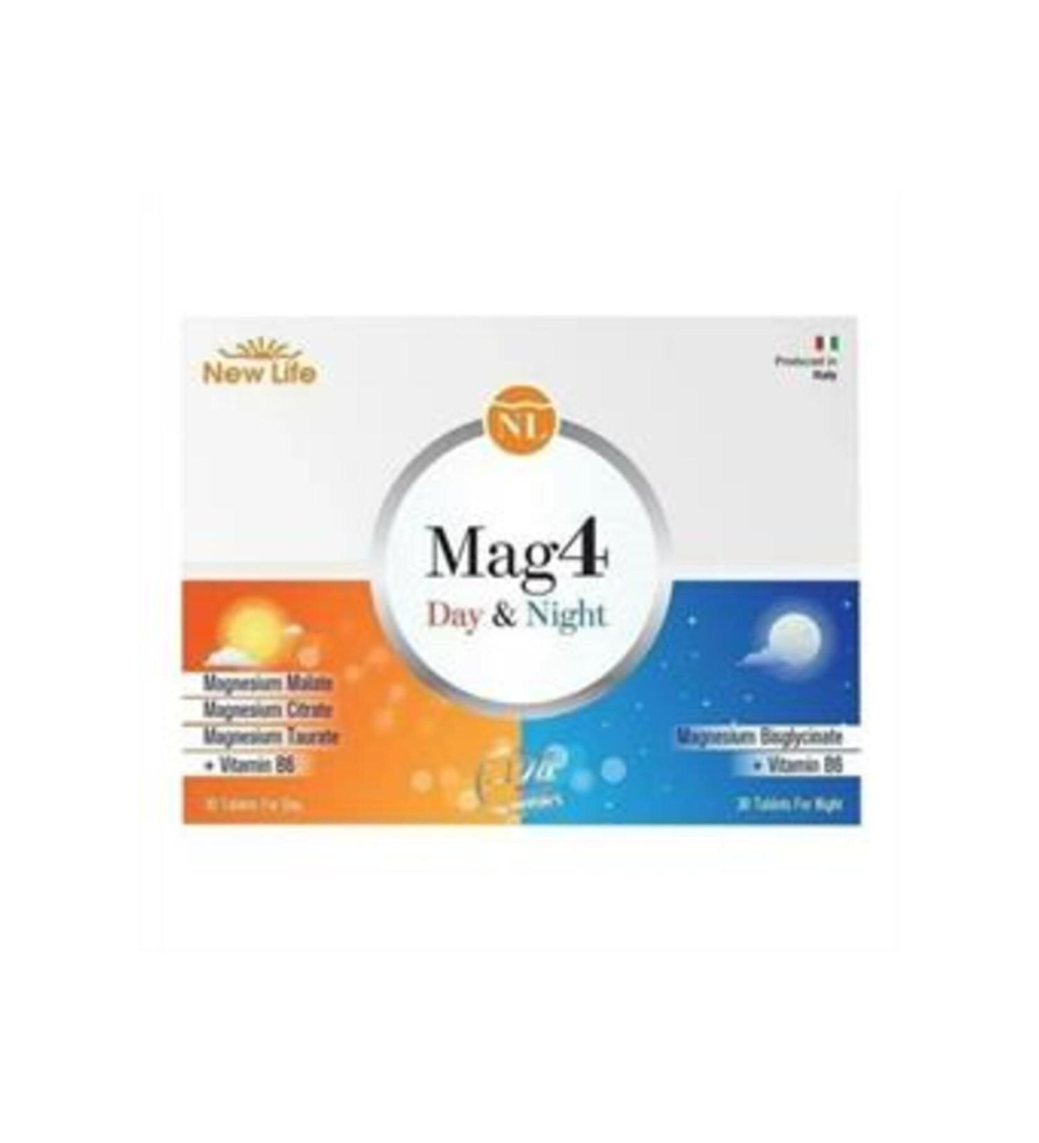 NOVAFACE STD New Life Mag4 Day Night 60 Tablets (SINGLE)
