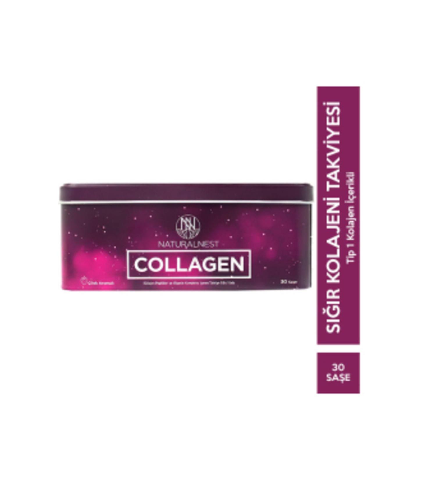 Natural Nest STD Naturalnest Hydrolyzed Collagen Strawberry Flavored 30 Sachets (SINGLE)
