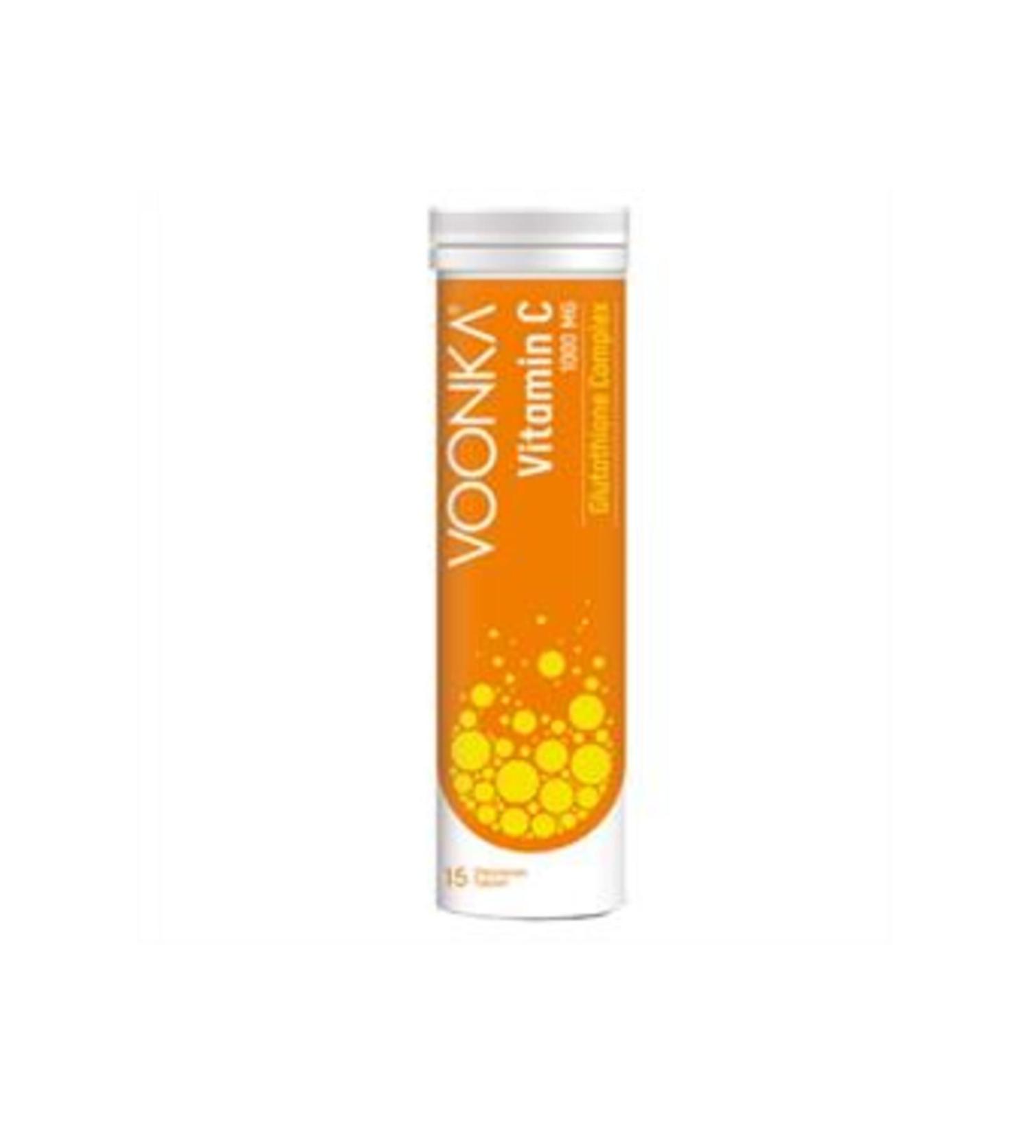 NOVAFACE STD Voonka Vitamin C Glutathione Complex 15 Effervescent Tablet (SINGLE)