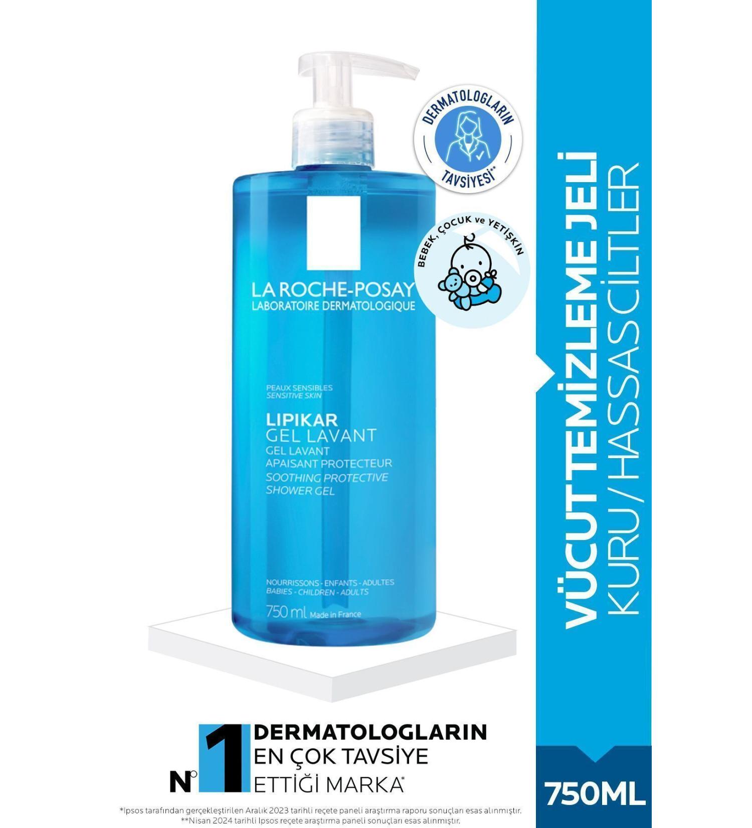 La Roche Posay Soothing Moisturizing Cleansing Gel for Dry and Sensitive Skin 750 ml Passi.2432