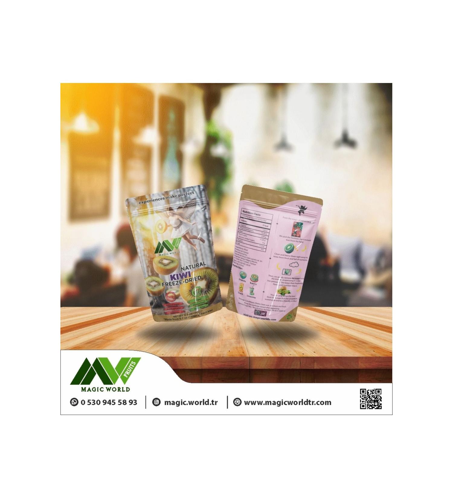 MAGIC WORLD FREEZ DRIED KIWI (FREEZ DRY) IN PACK OF 3 20GR