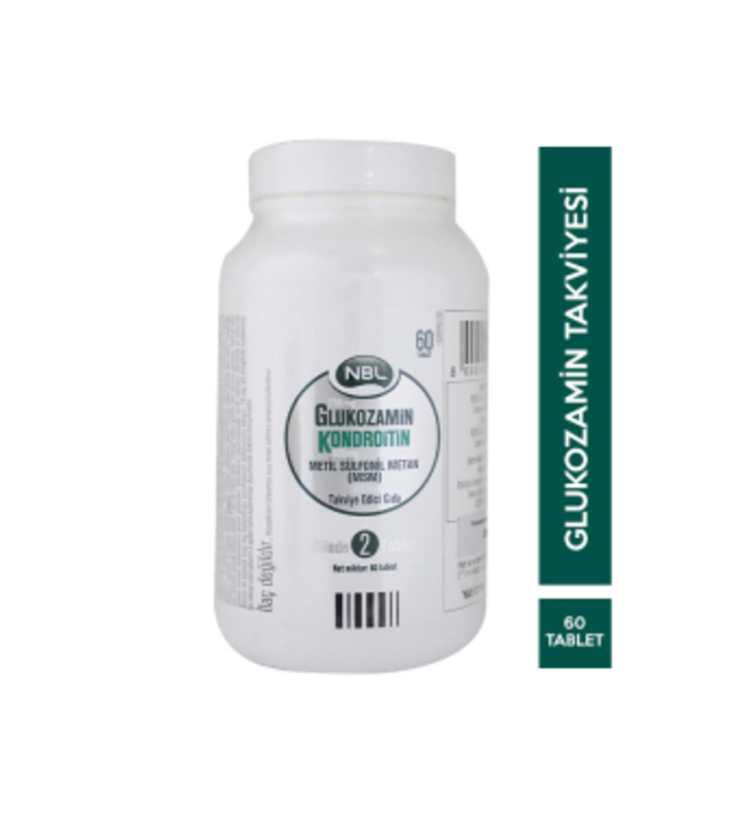 NOVAFACE STD NBL Glucosamine Chondroitin MSM 60 Tablets (SINGLE)
