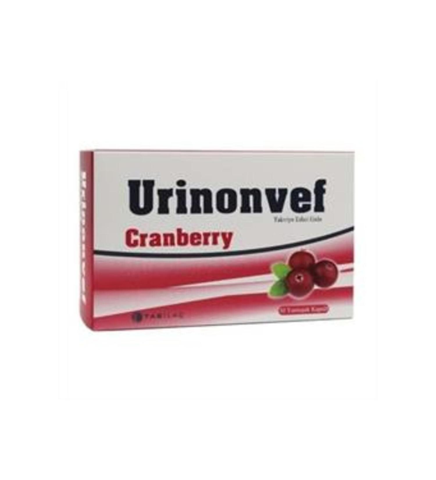 NOVAFACE STD Urinonvef Cranberry Food Supplement 30 Softgels (SINGLE)