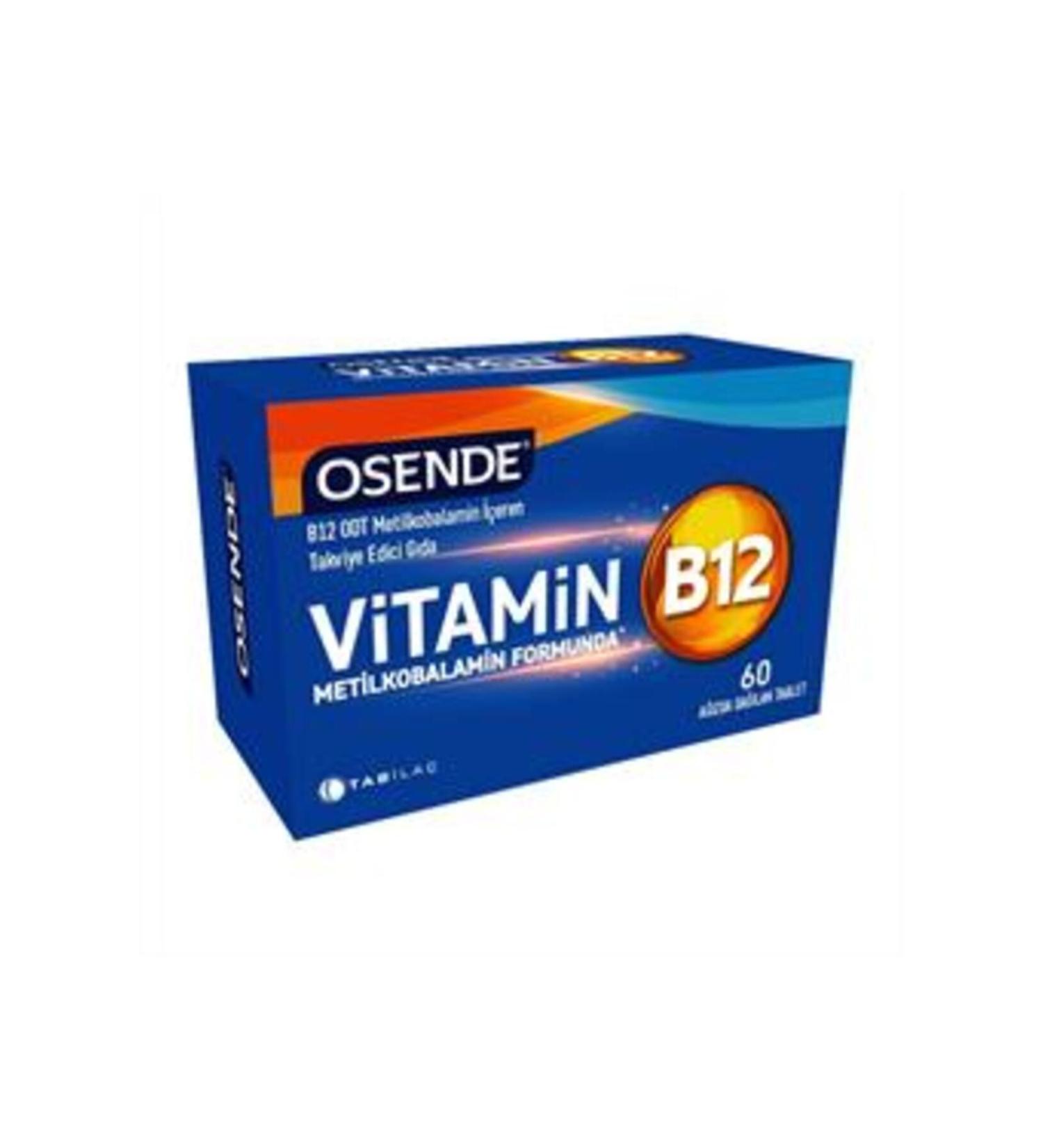 NOVAFACE STD Osende Vitamin B12 60 Orally Dispersible Tablets (SINGLE)