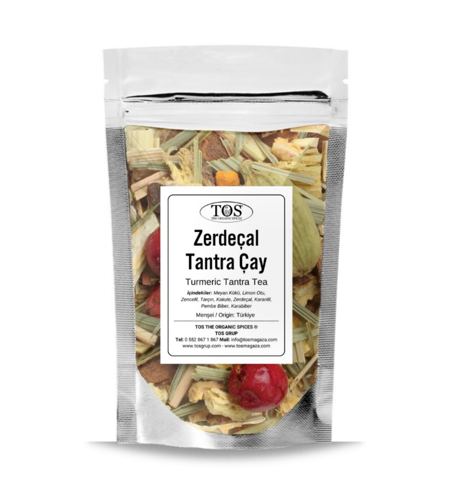 TOS The Organic Spices Turmeric Tantra Spiced Tea 100 gr (1st Quality) Turmeric Tantra Spiced Tea