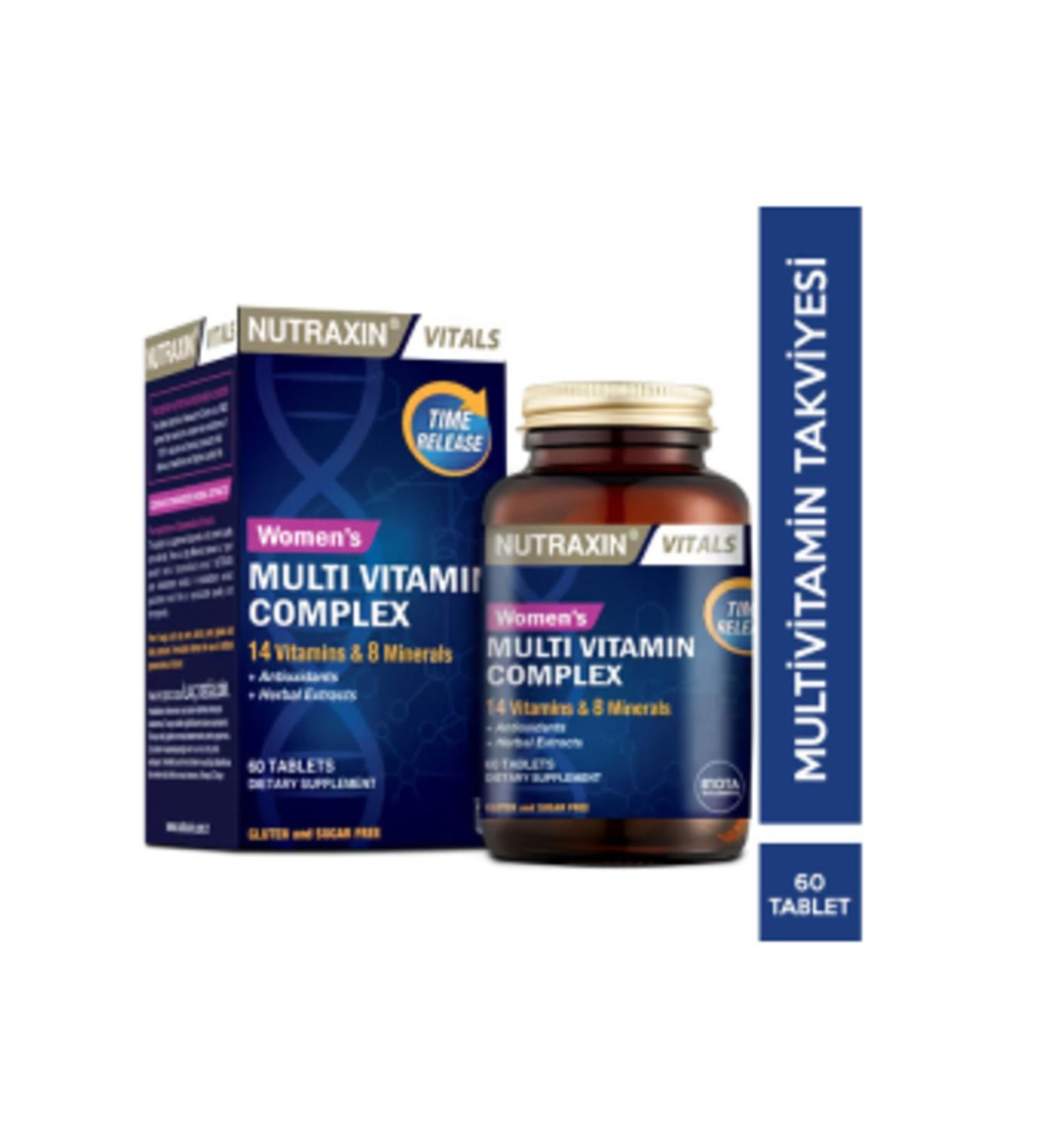 Nutraxin STD Nutraxin Womens Multi Vitamin Complex 60 Tablets (SINGLE)