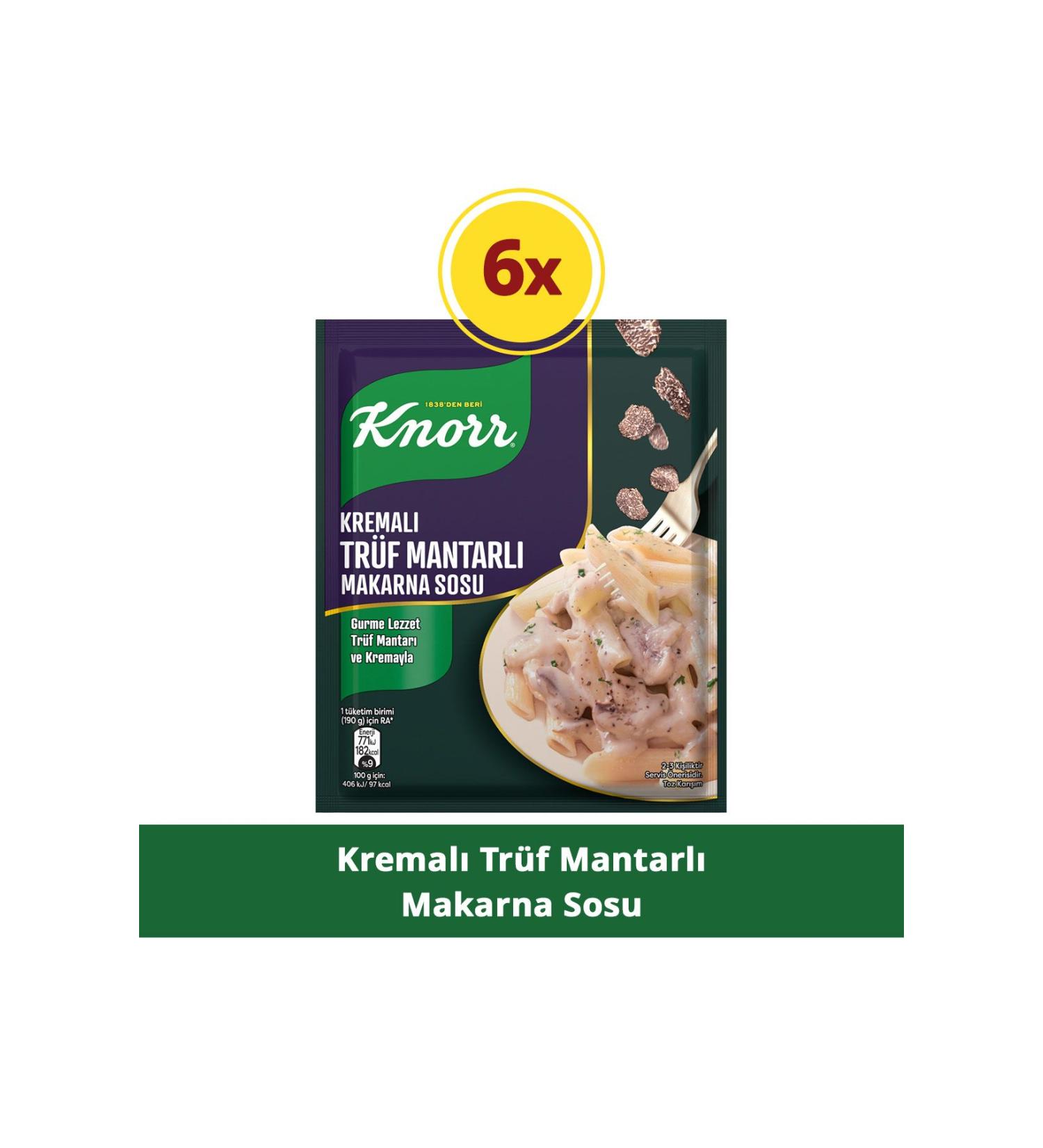 Knorr Creamy Truffle Pasta Sauce 52g x6 - Buy Online on GoSupps.com