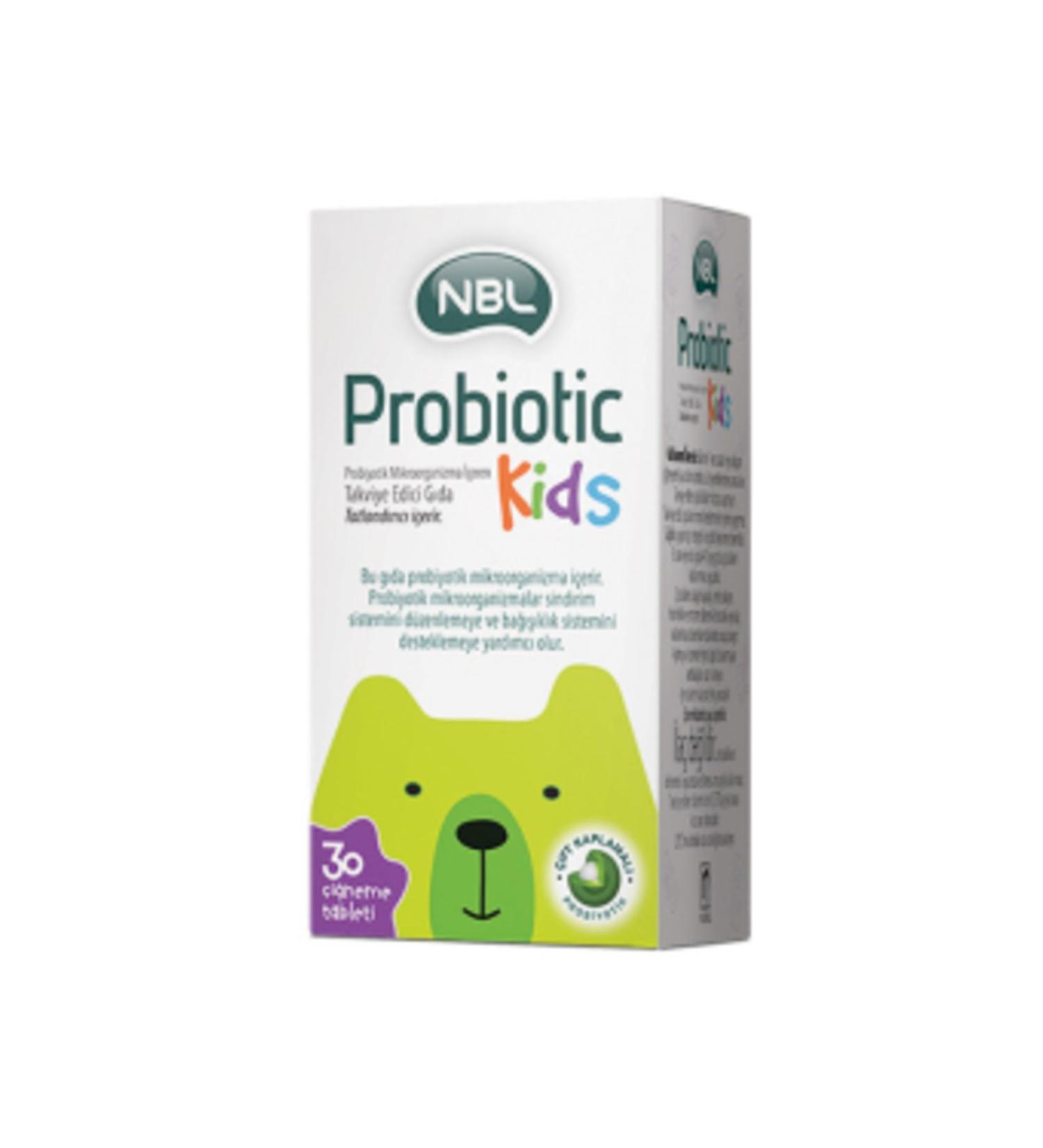 NOVAFACE STD NBL Probiotic Kids 30 Tablets Probiotic Supplement for Children (SINGLE)