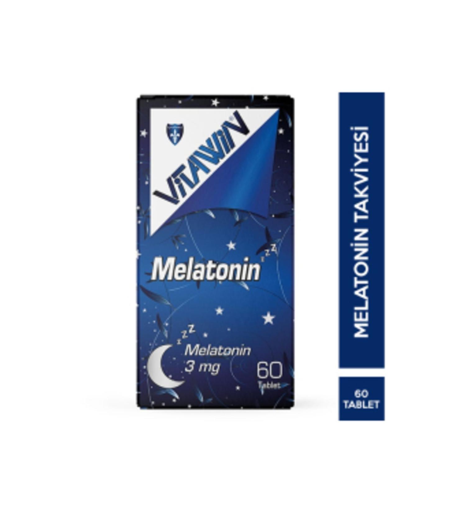 NOVAFACE STD Vitawin Melatonin 3 mg 60 Tablets (SINGLE)