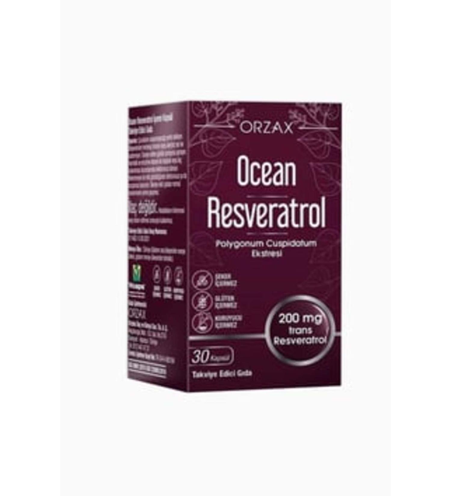 NOVAFACE Ocean Resveratrol 200 Mg 30 Capsules
