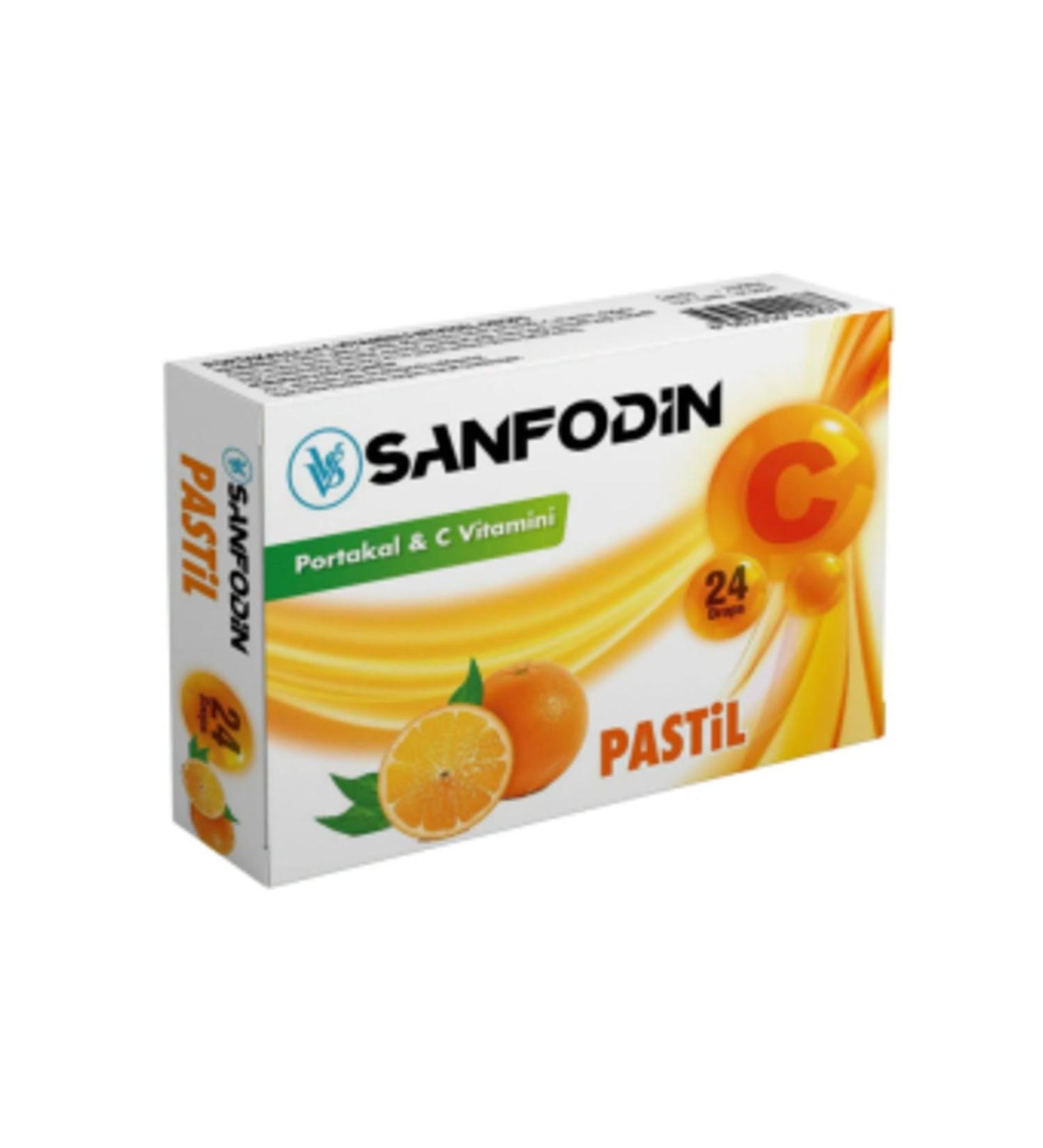 NOVAFACE STD Sanfodin Orange C Vitamin Pastil 24 pcs (SINGLE)