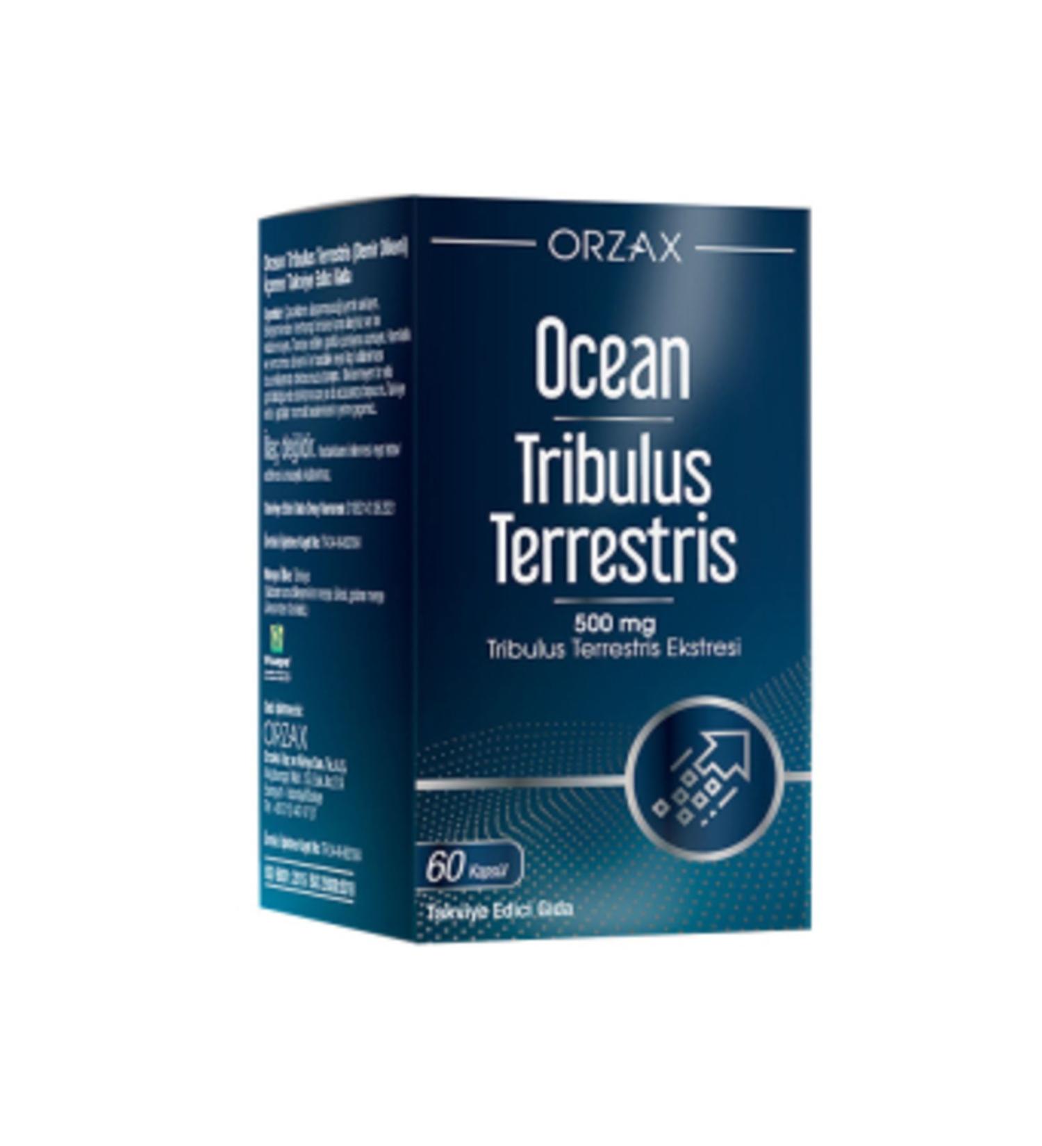 Orzax STD Orzax Ocean Tribulus Terrestris 60 Capsules (SINGLE)