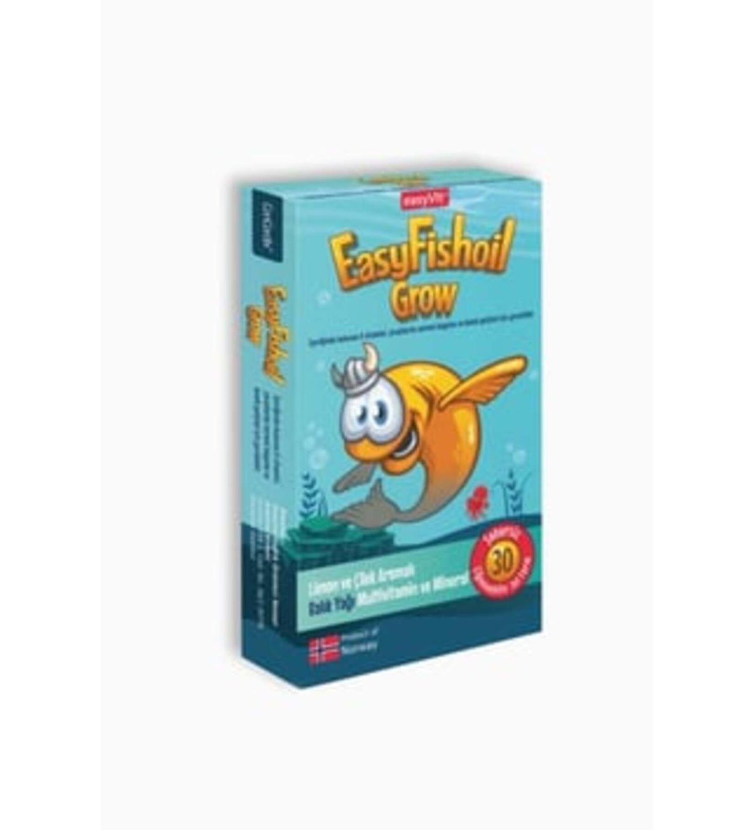 NOVAFACE STD Easy Fish Oil Grow 30 Gel Lemon and Strawberry Flavored Tablet (SINGLE)