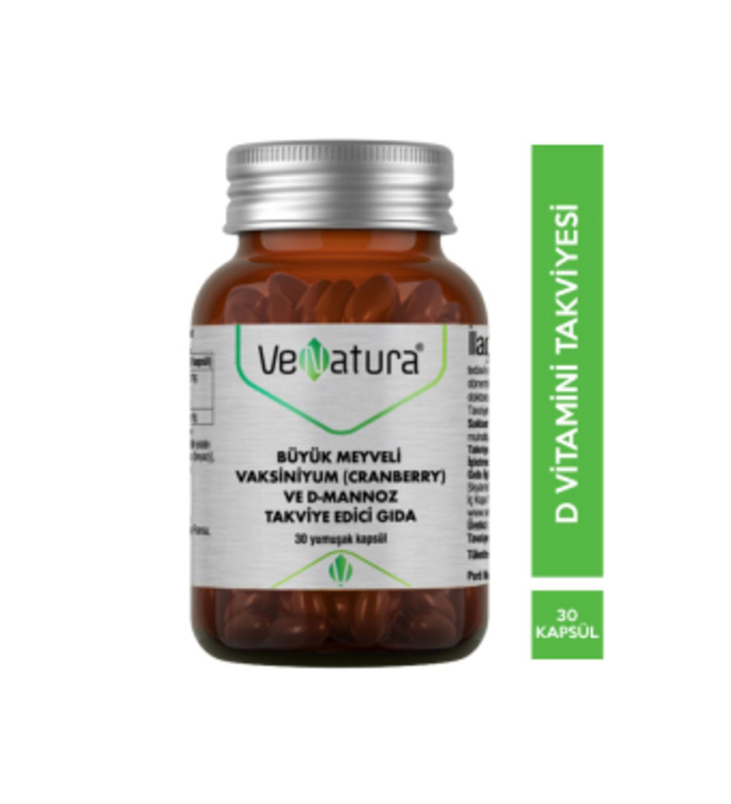 NOVAFACE STD Venatura Cranberry and D Mannose 30 Capsules (SINGLE)