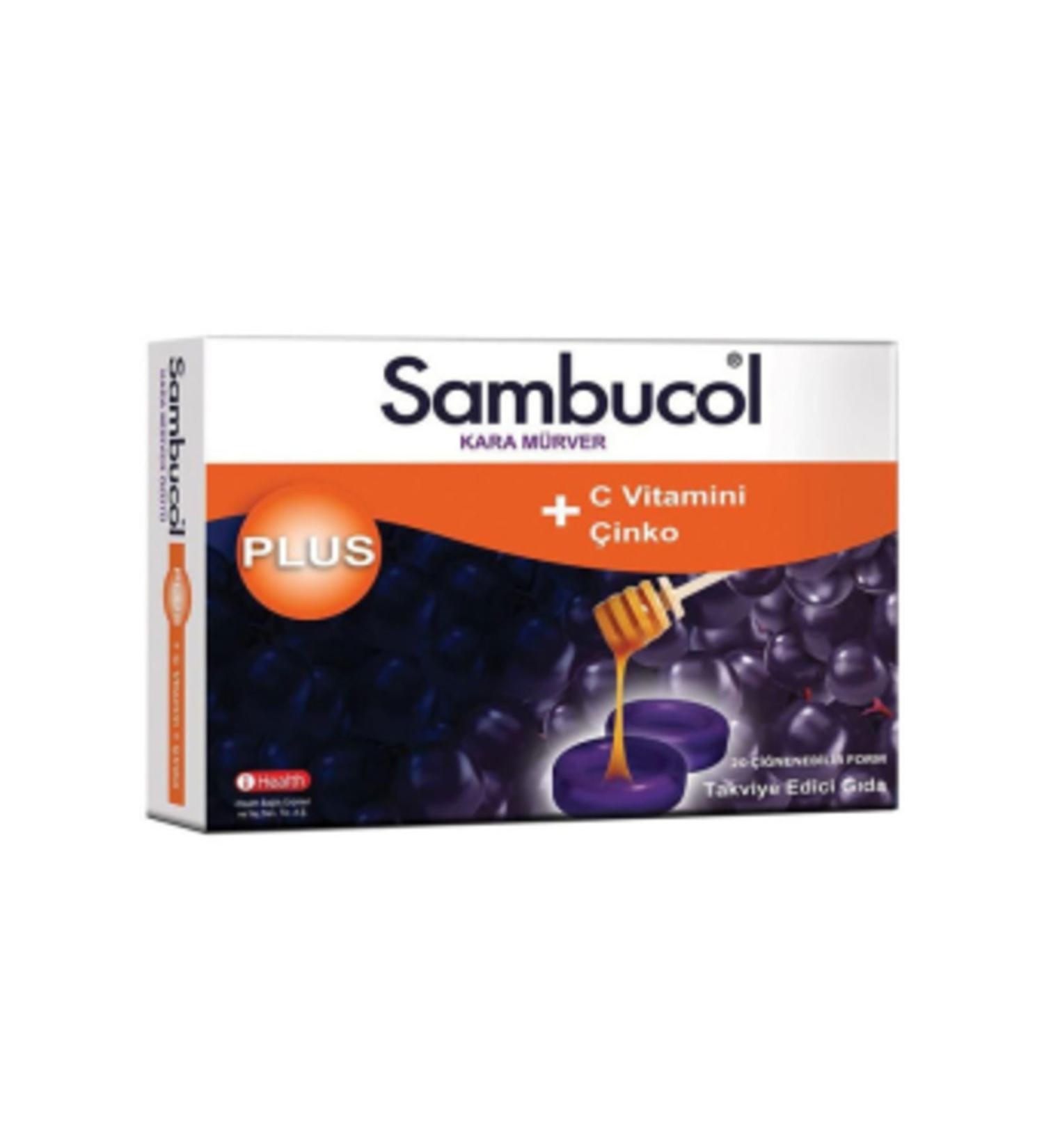 NOVAFACE STD Sambucol Plus Black Elderberry Extract 20 Pastilles (SINGLE)