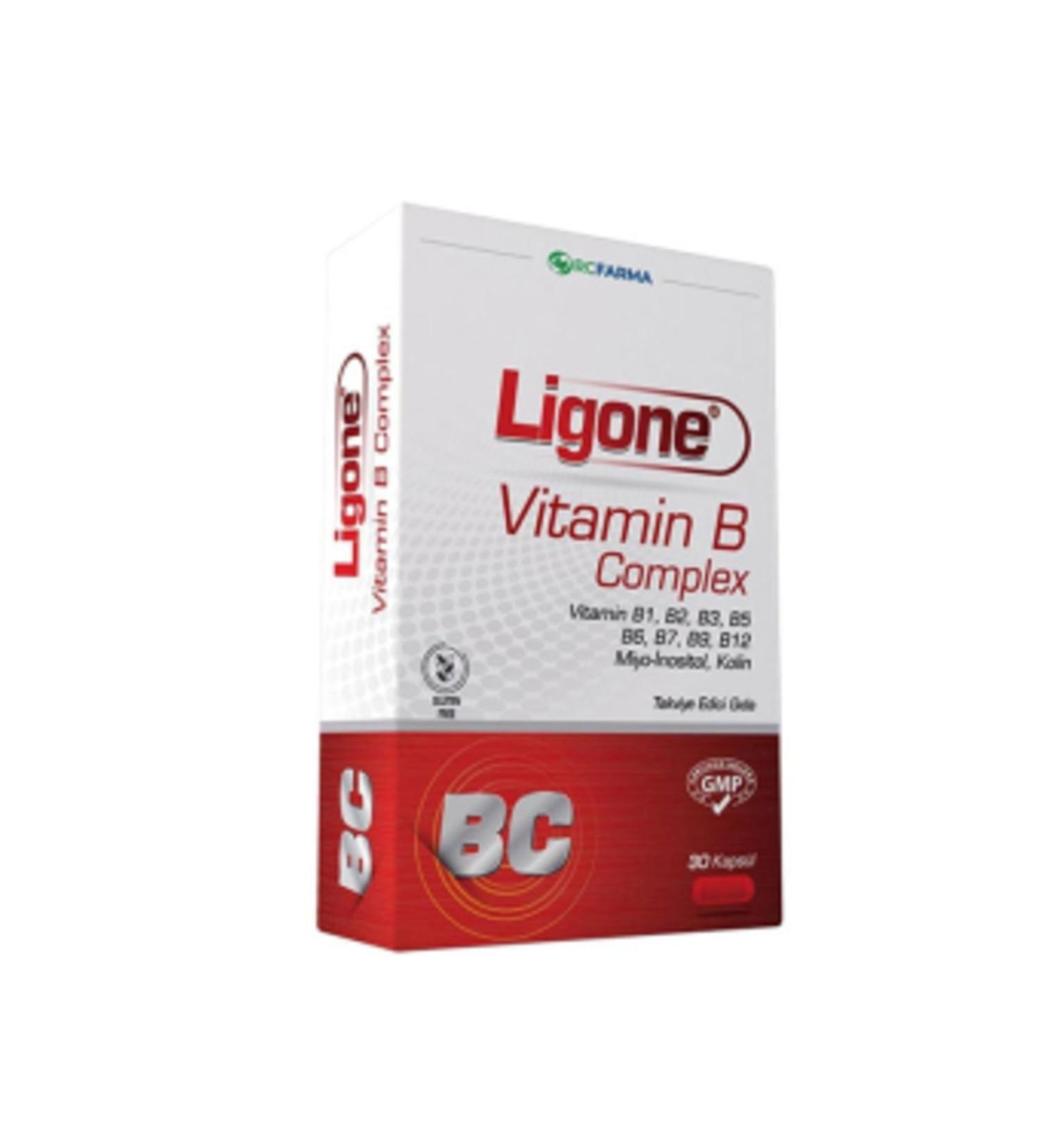 Ligone STD Ligone Vitamin B Complex 30 Capsules (SINGLE)