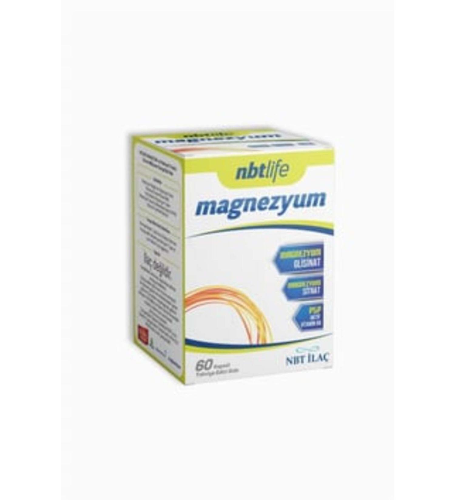 NOVAFACE STD NBT Life Magnesium Bisglycinate and Citrate 60 Capsules (SINGLE)