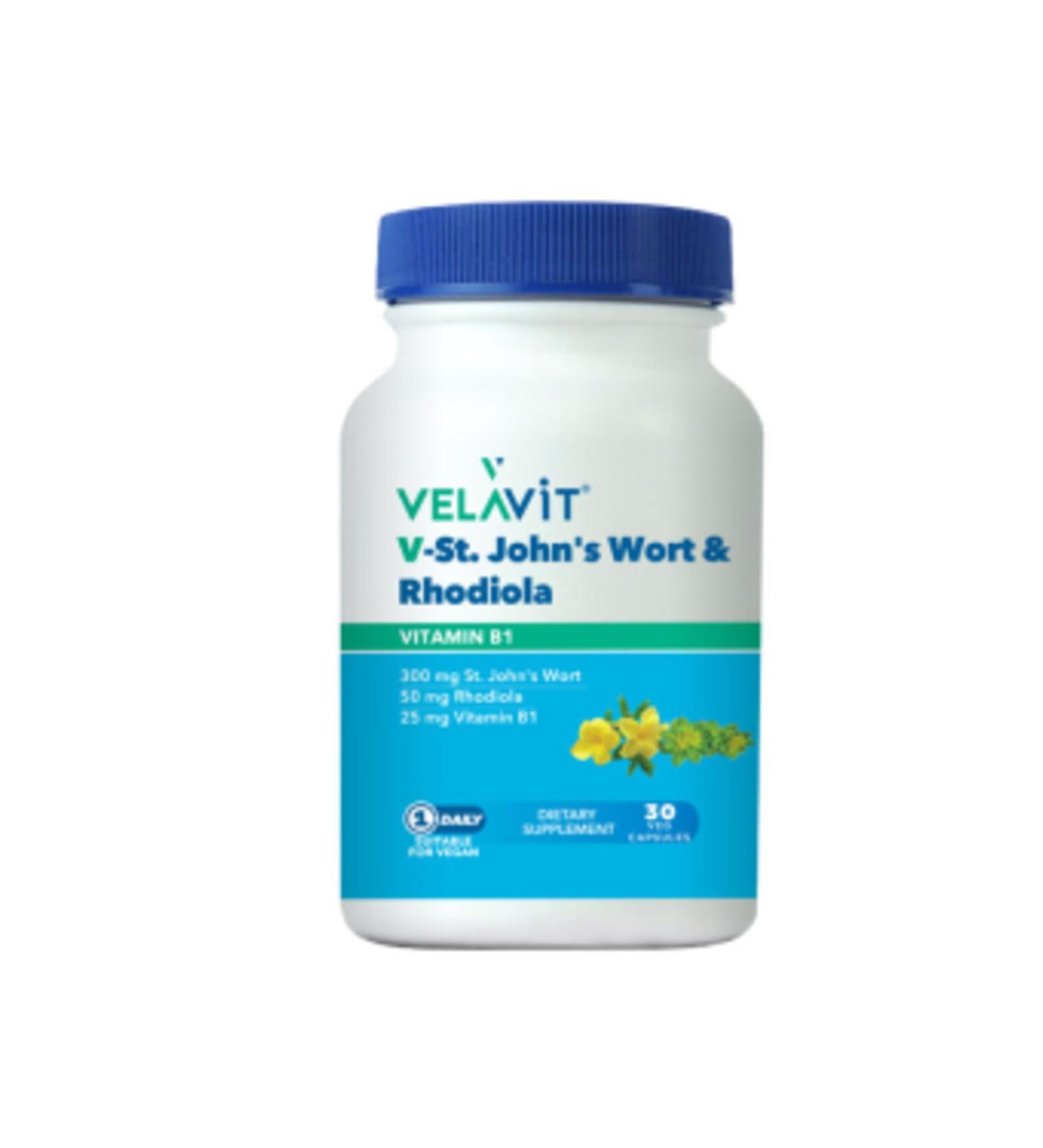 NOVAFACE STD Velavit V St Johns Worth Rhodiola 30 Tablets (SINGLE)