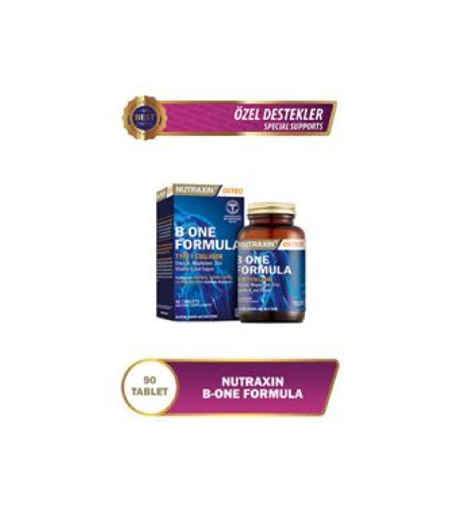 Nutraxin STD Nutraxin Osteo B-One Formula Collagen Food Supplement 90 Tablets (SINGLE)