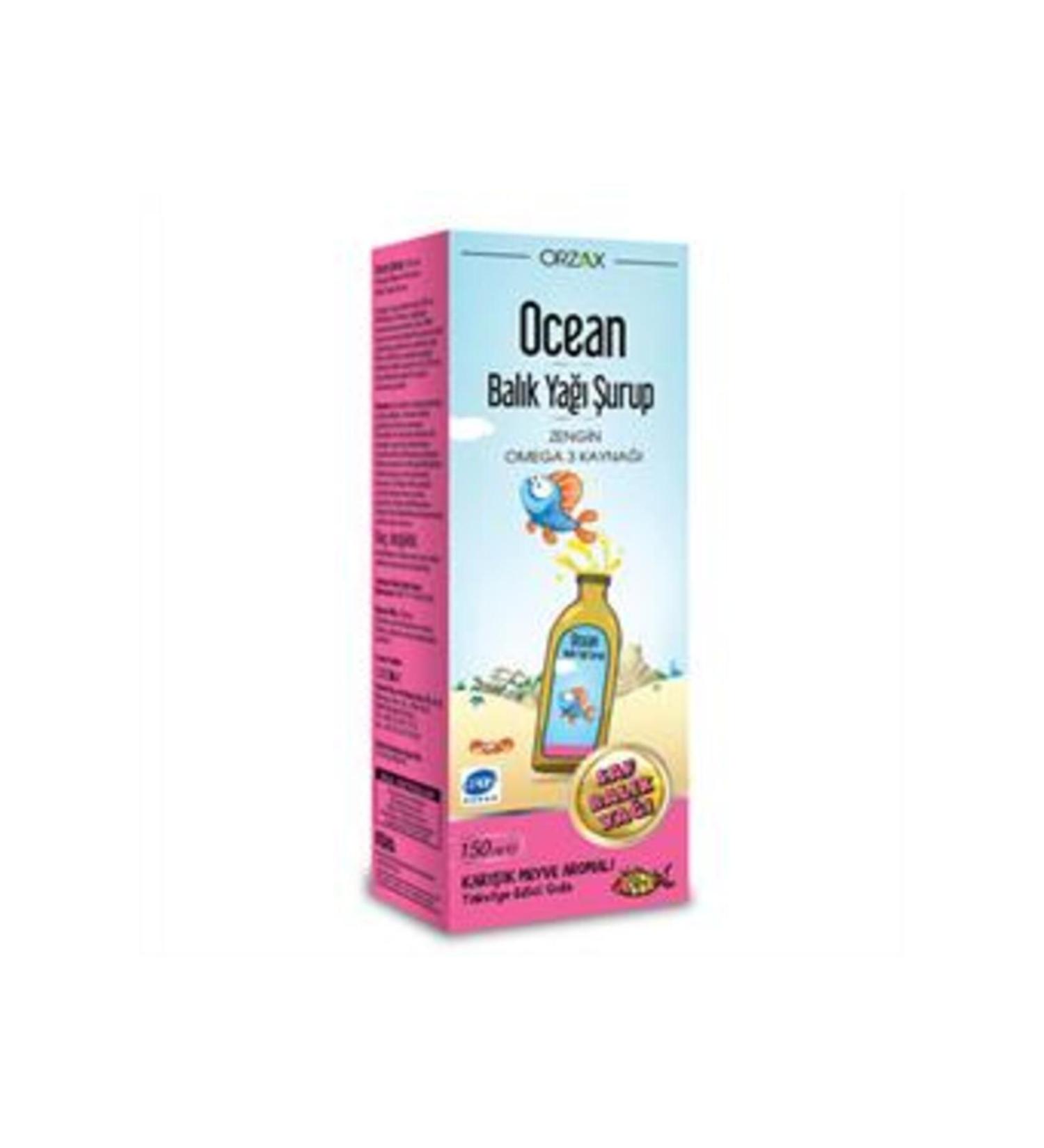 Orzax Mixed Fruit Fish Oil Syrup 150 ml