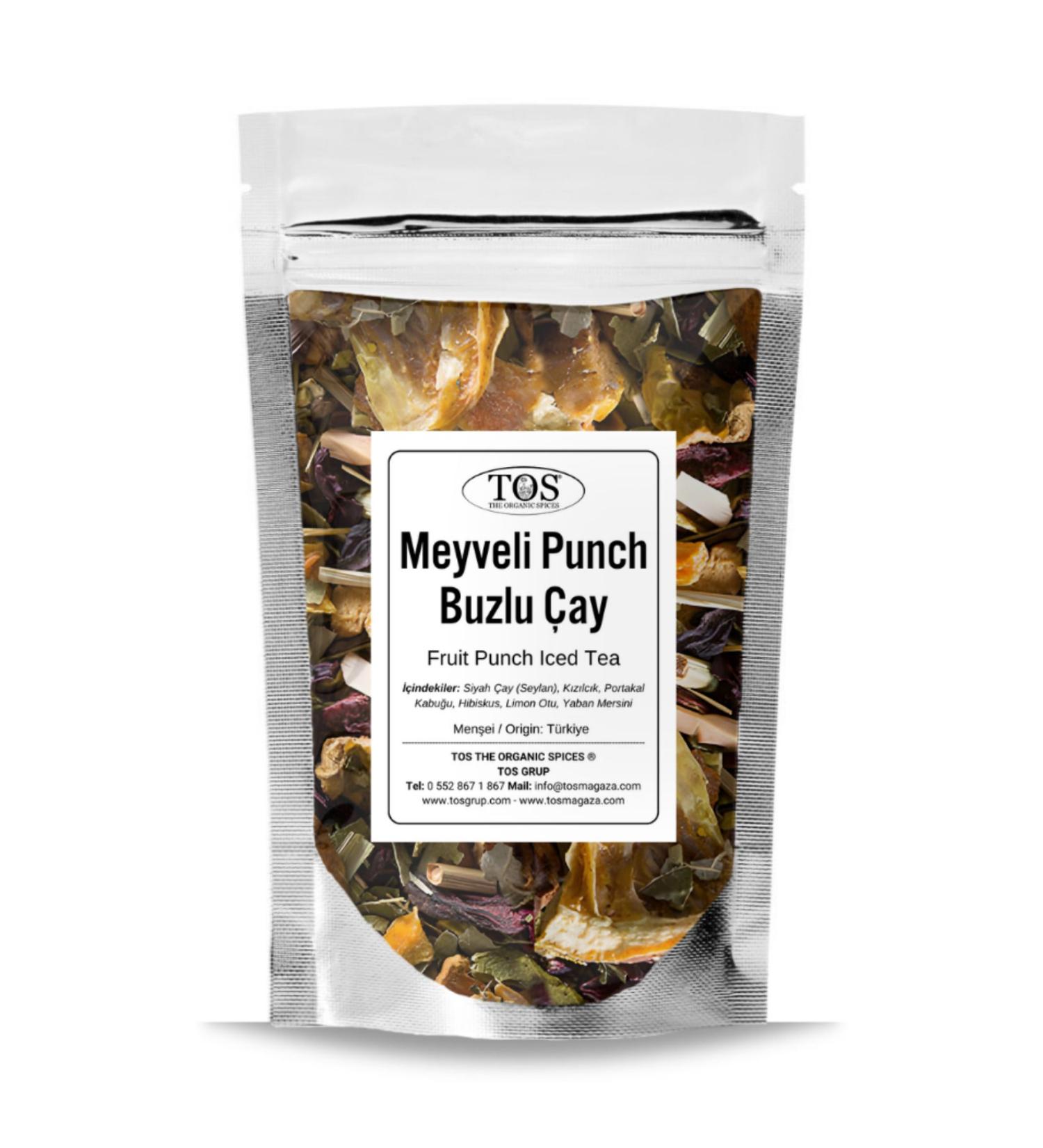 TOS The Organic Spices Fruity Punch Iced Tea 250 gr (1st Quality) Fruity Punch Iced Tea