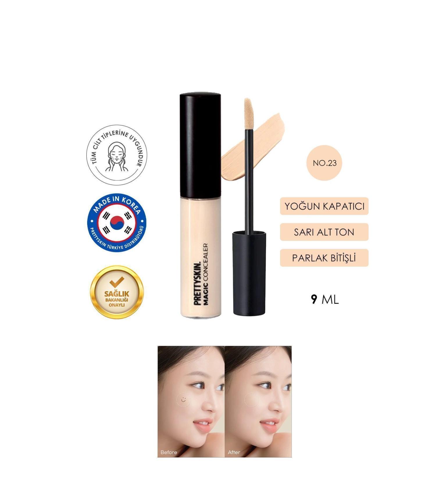 PRETTYSKIN Magic Concealer Long-Lasting Effective High Coverage Concealer - Buy Online on GoSupps.com