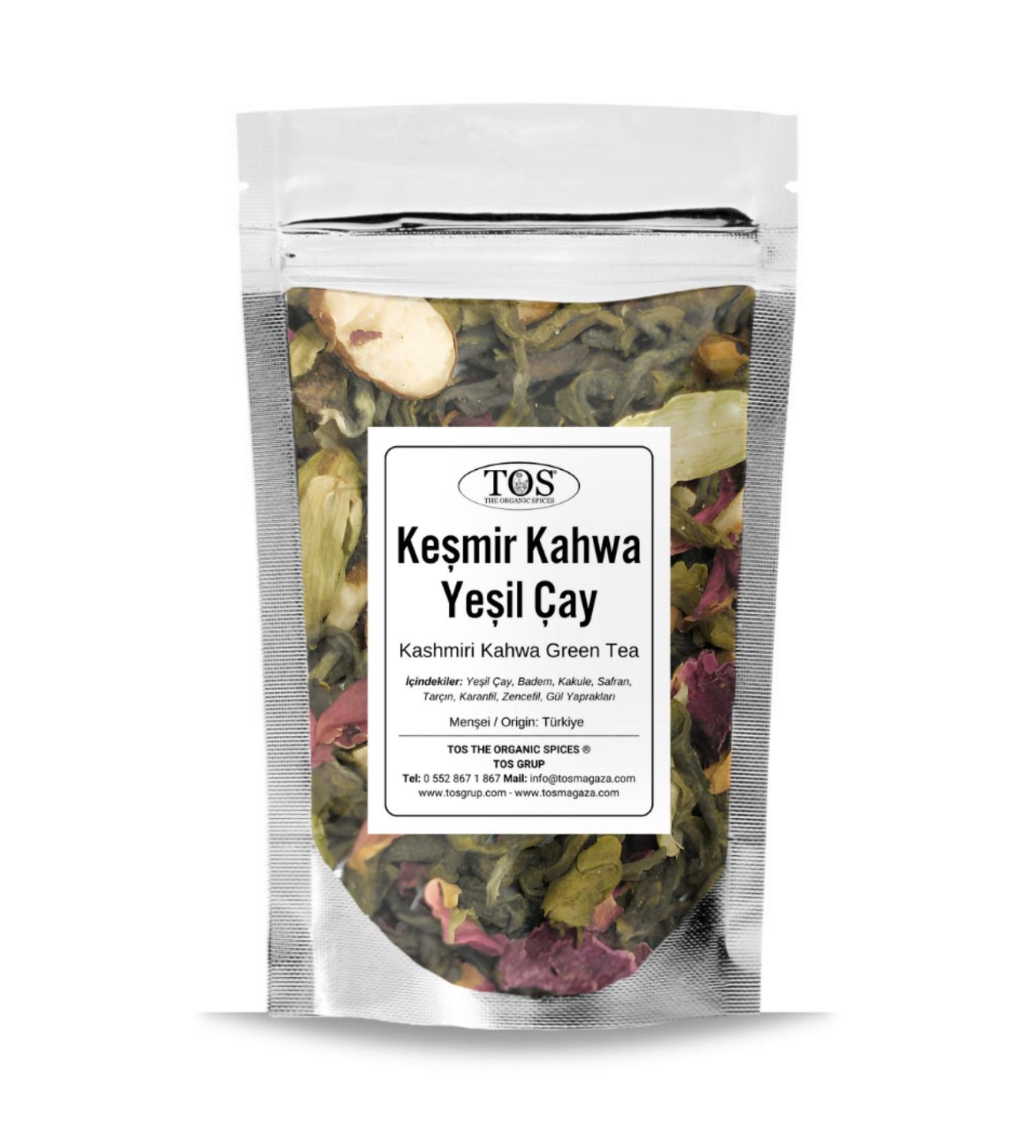 TOS The Organic Spices Kashmiri Kahwa Green Tea 250 gr 1. Quality Kashmiri Kahwa Green Tea