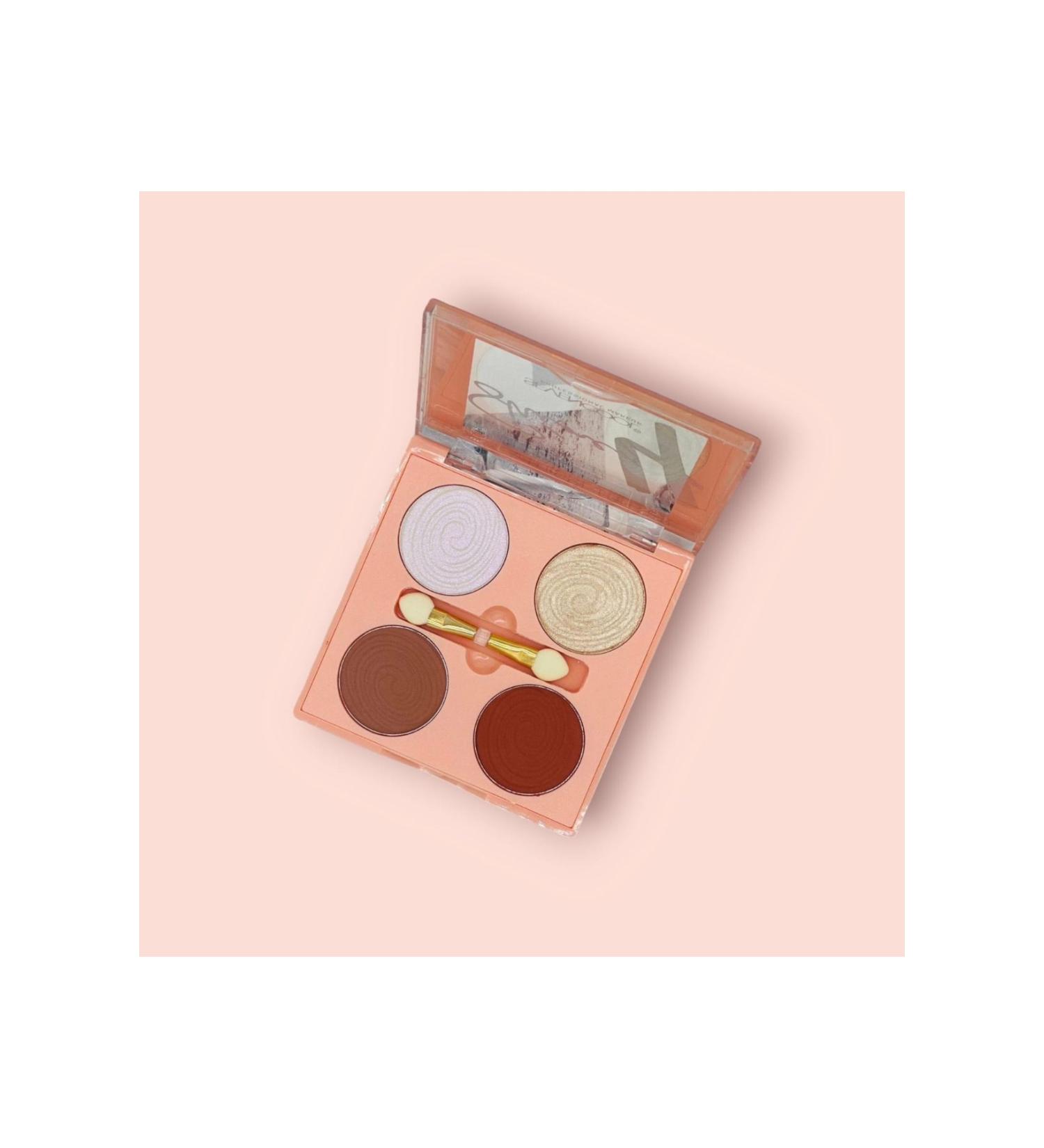 BEAUTY MODEL MST COSMETICS 4-PACK PROFESSIONAL LIGHTENING & BLUSH PALLET