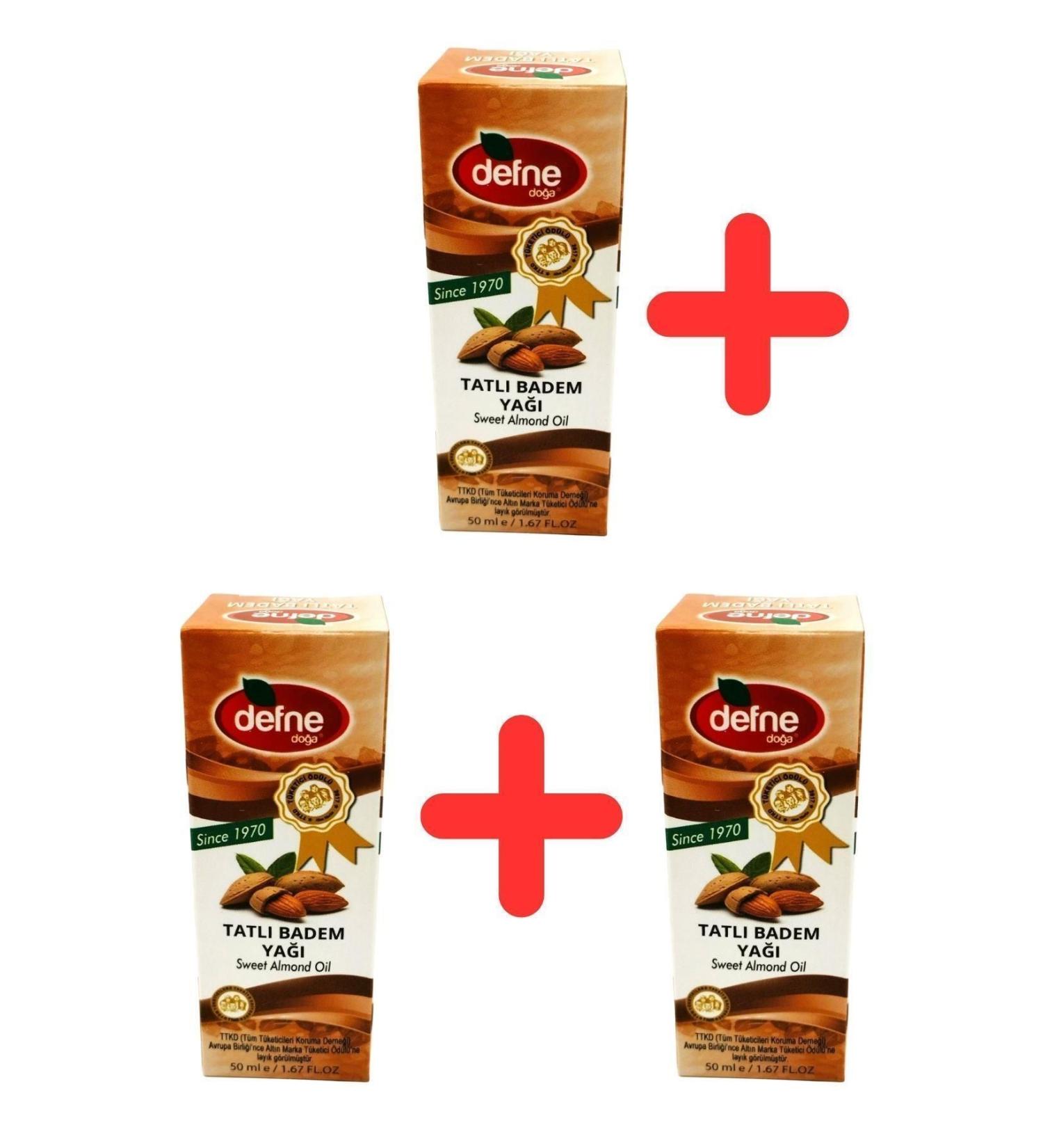Defne Do a Sweet Almond Oil 50 ml X 3 Pieces