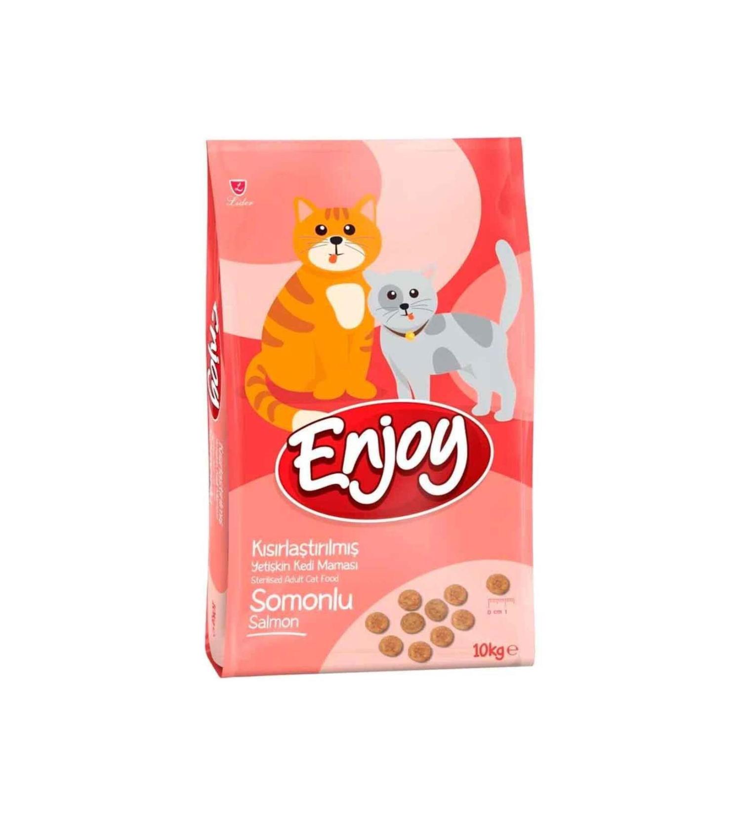 Enjoy Salmon Sterile Cat Food 10 Kg