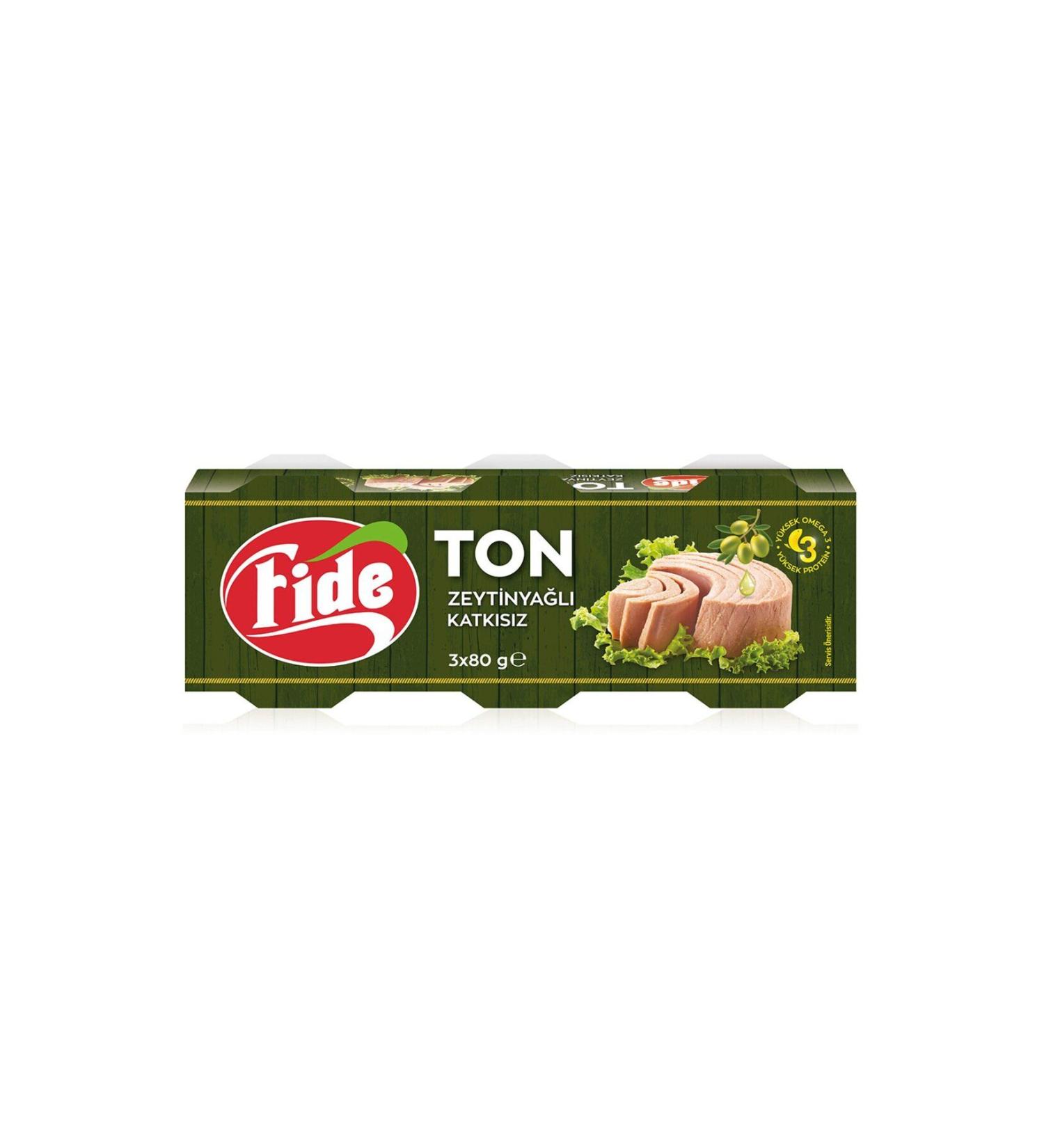 FIDE Tuna in Olive Oil 3x80 G