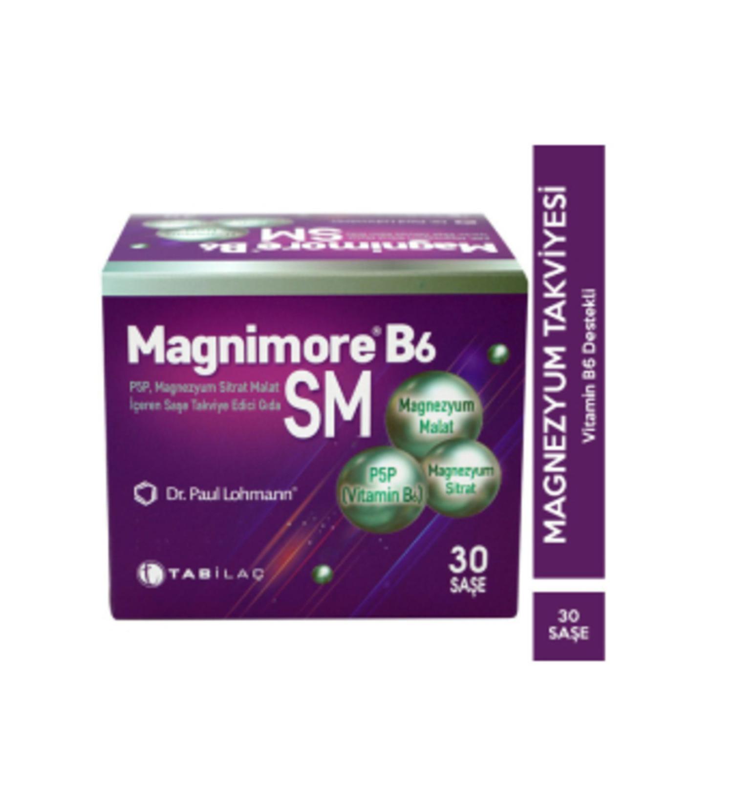 Magnimore STD Magnimore B6 SM 30 Sachet Magnesium Supplement (SINGLE)