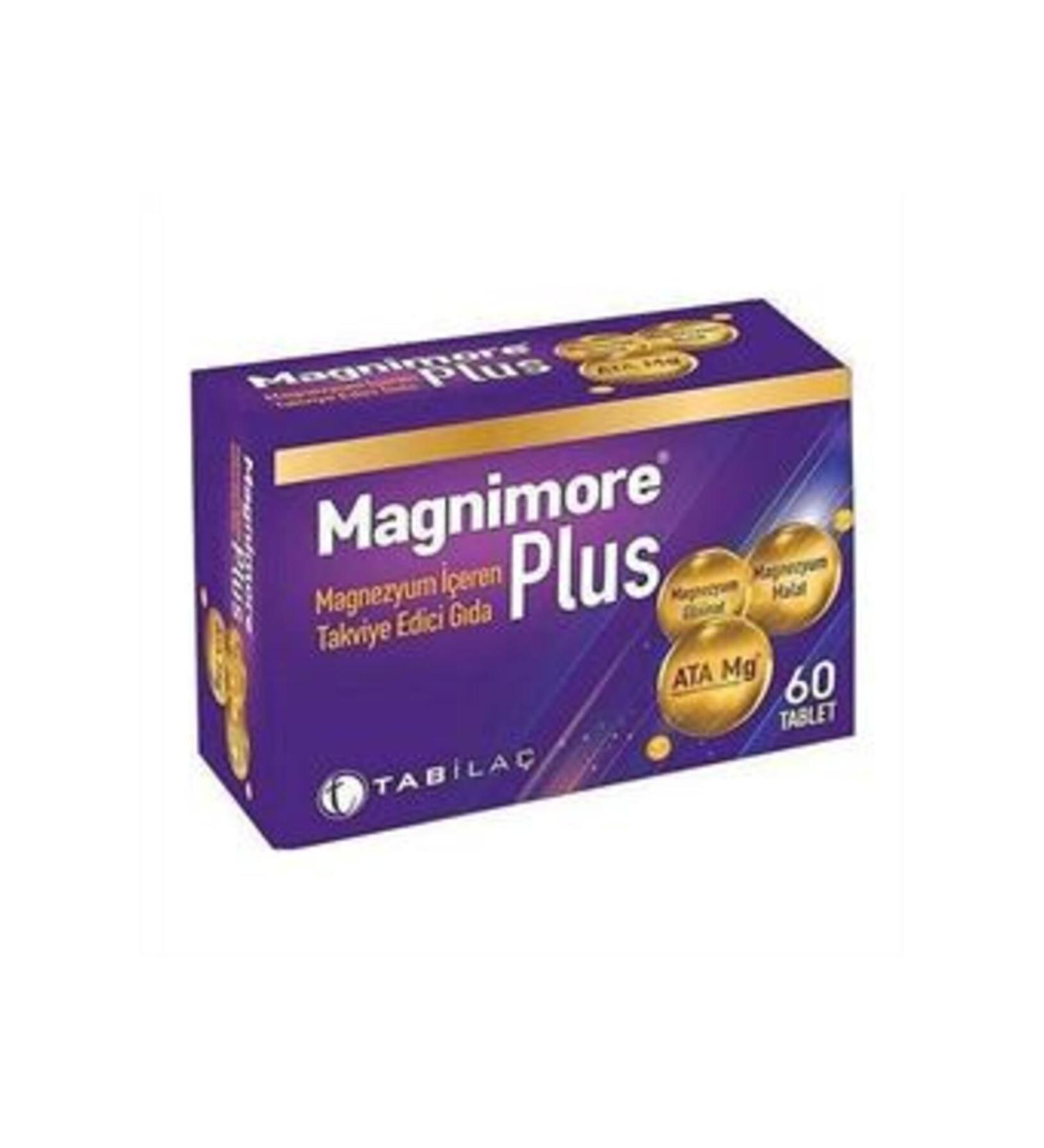 Magnimore STD Magnimore Plus Magnesium Containing Supplementary Food 60 Tablets (SINGLE)