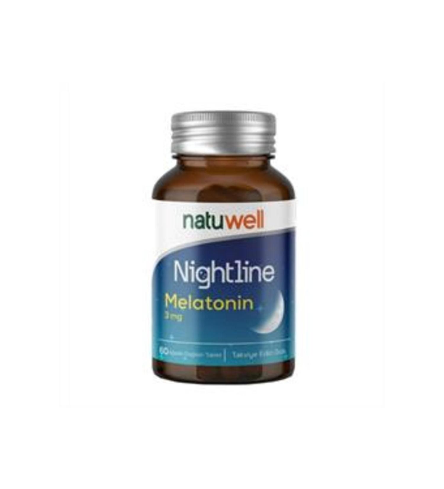 Natuwell Nightline Melatonin 3 Mg 60 Tablets 8683873980284