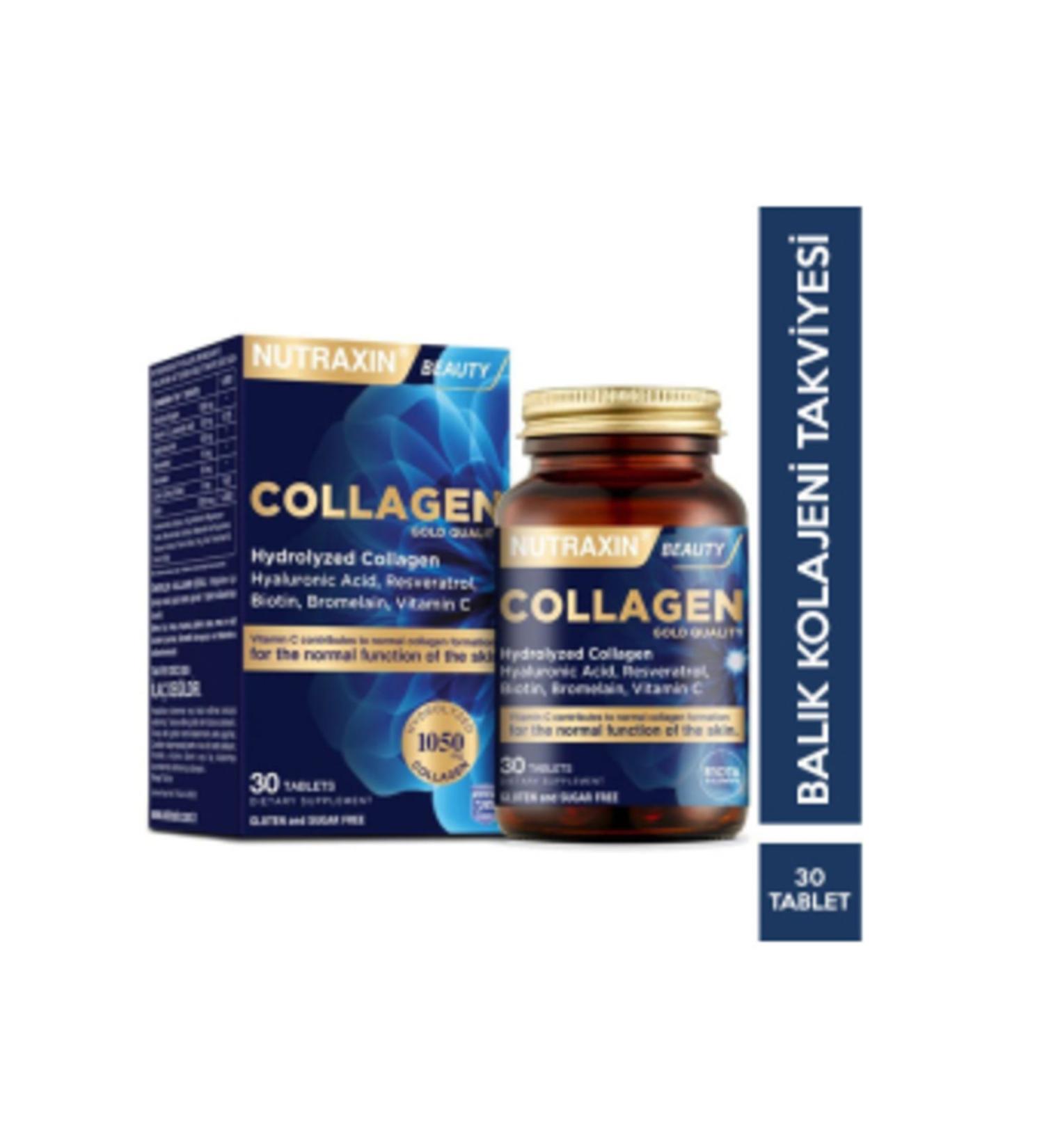 Nutraxin STD Nutraxin Collagen Hydrolyzed Collagen 30 Tablets (SINGLE)