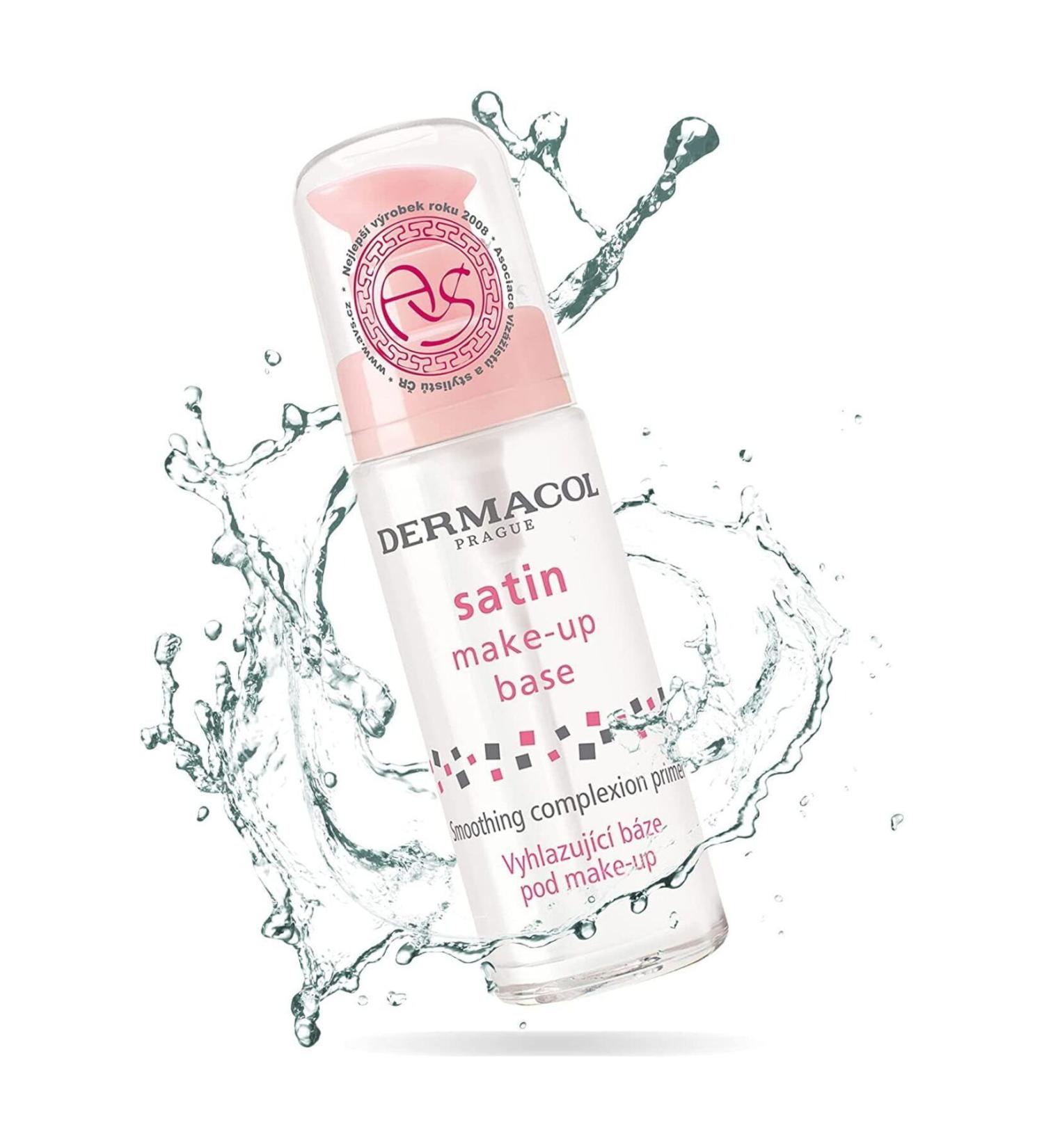 Dermacol Satin Make-up Base - Satin Make-up Base Smooth Primer Matte Covers Cracks and Lines 30ml - Buy Online on GoSupps.com