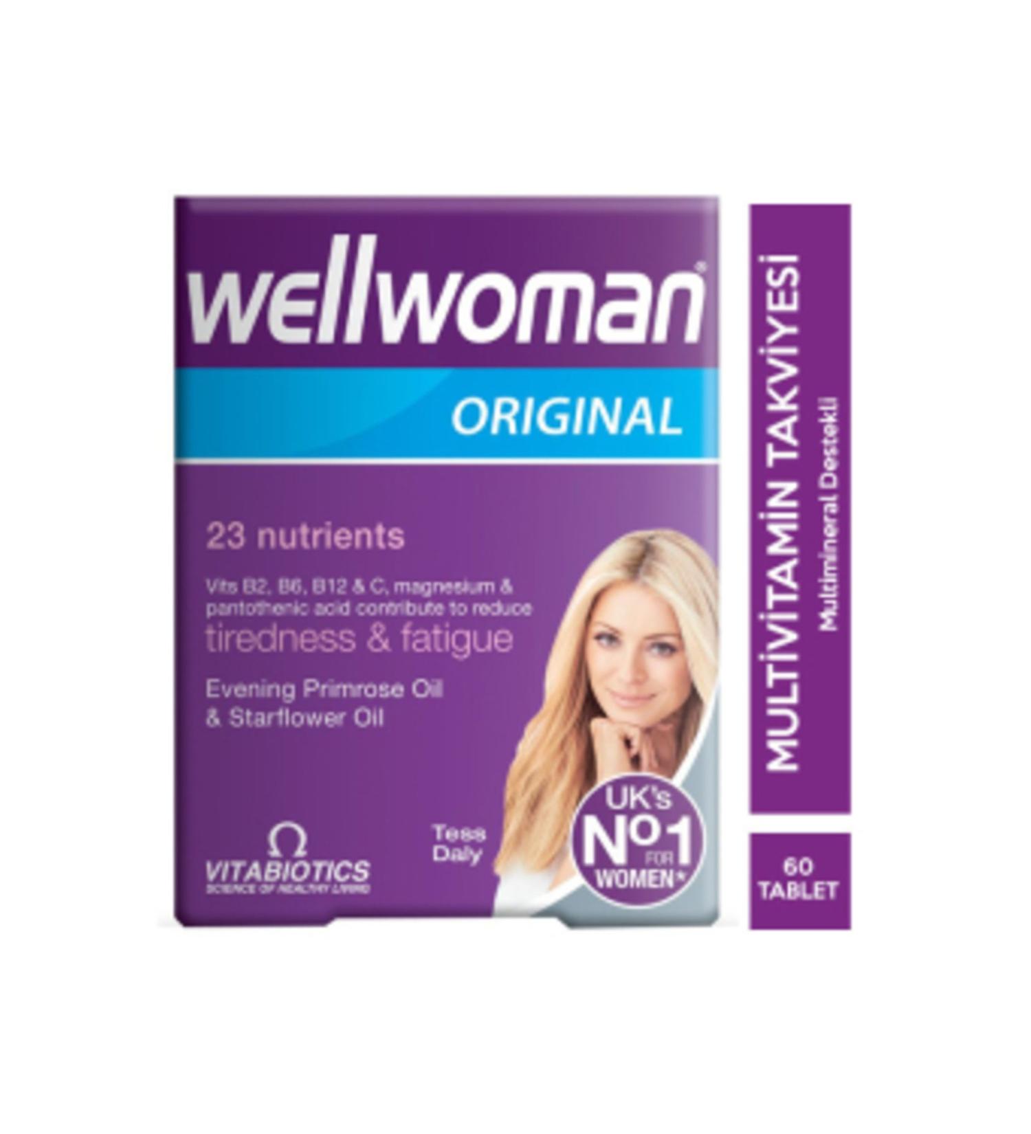 Vitabiotics STD Vitabiotics Wellwoman 60 Tablets Food Supplement (SINGLE)