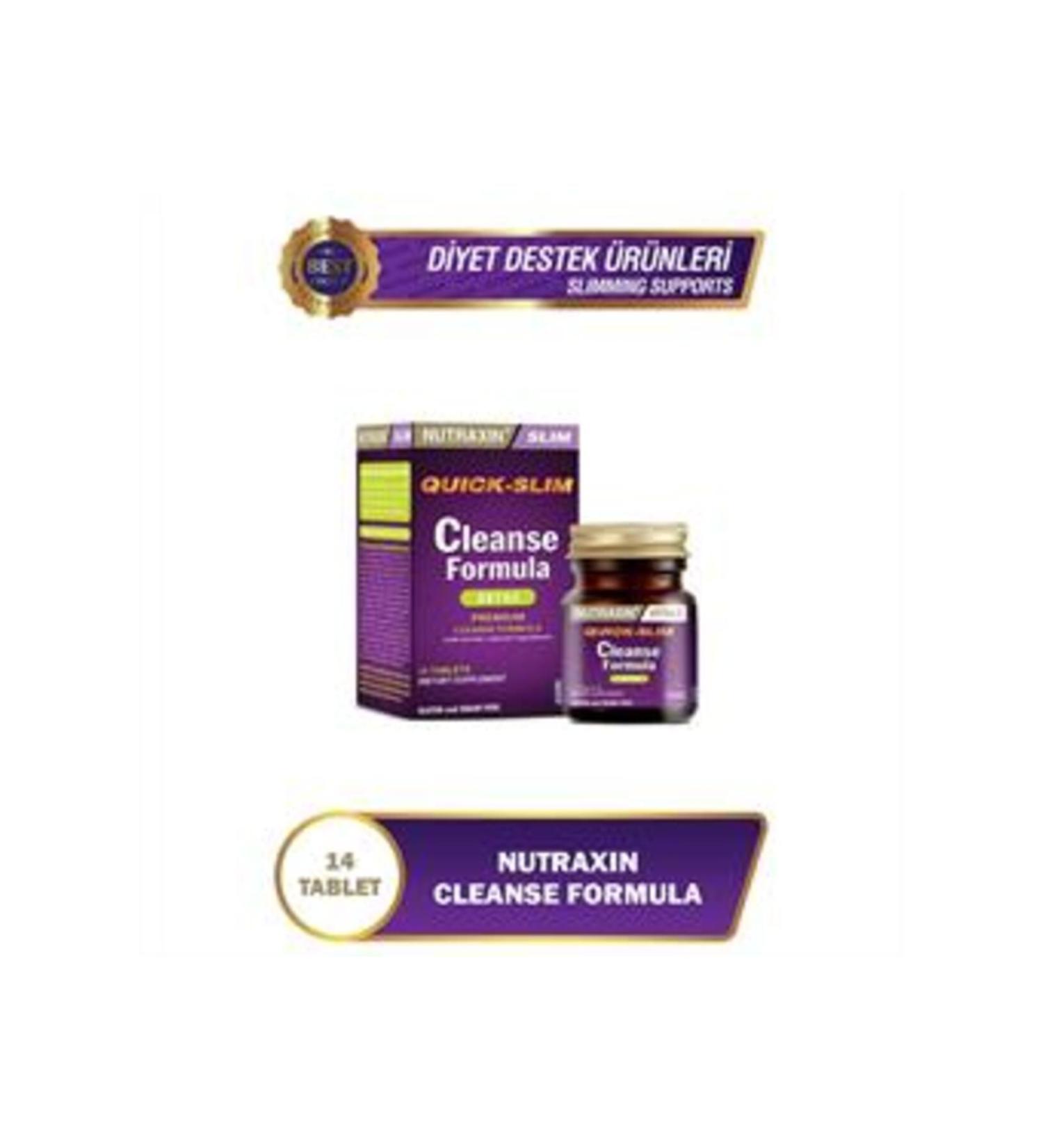 Nutraxin STD Nutraxin Slim Cleanse Formula 7 Detox Food Supplement 14 Tablets (SINGLE)