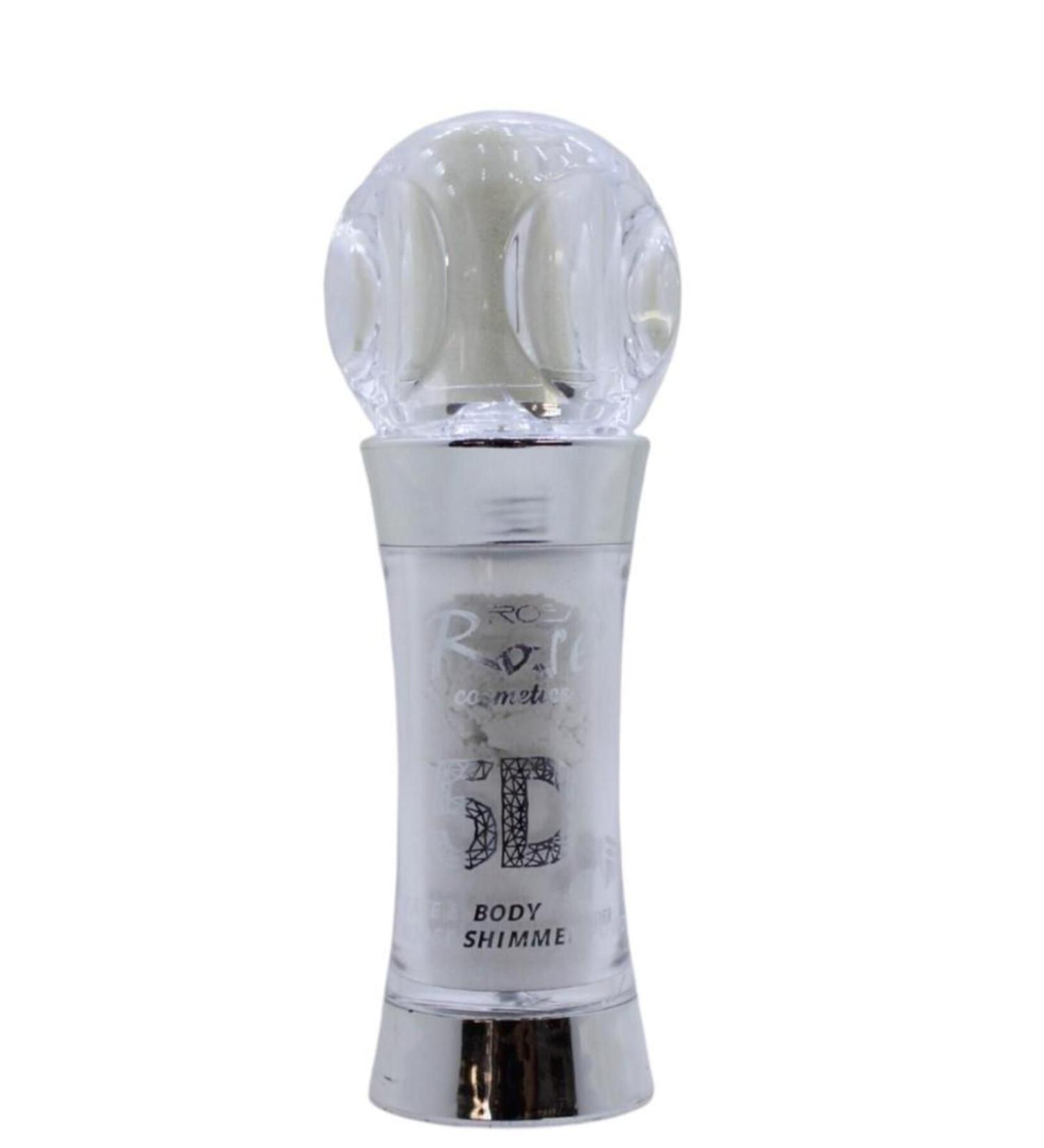 Rose 5D Face & Body Loose Shimmer Powder Gray Packaging (Body and Face Shimmer)