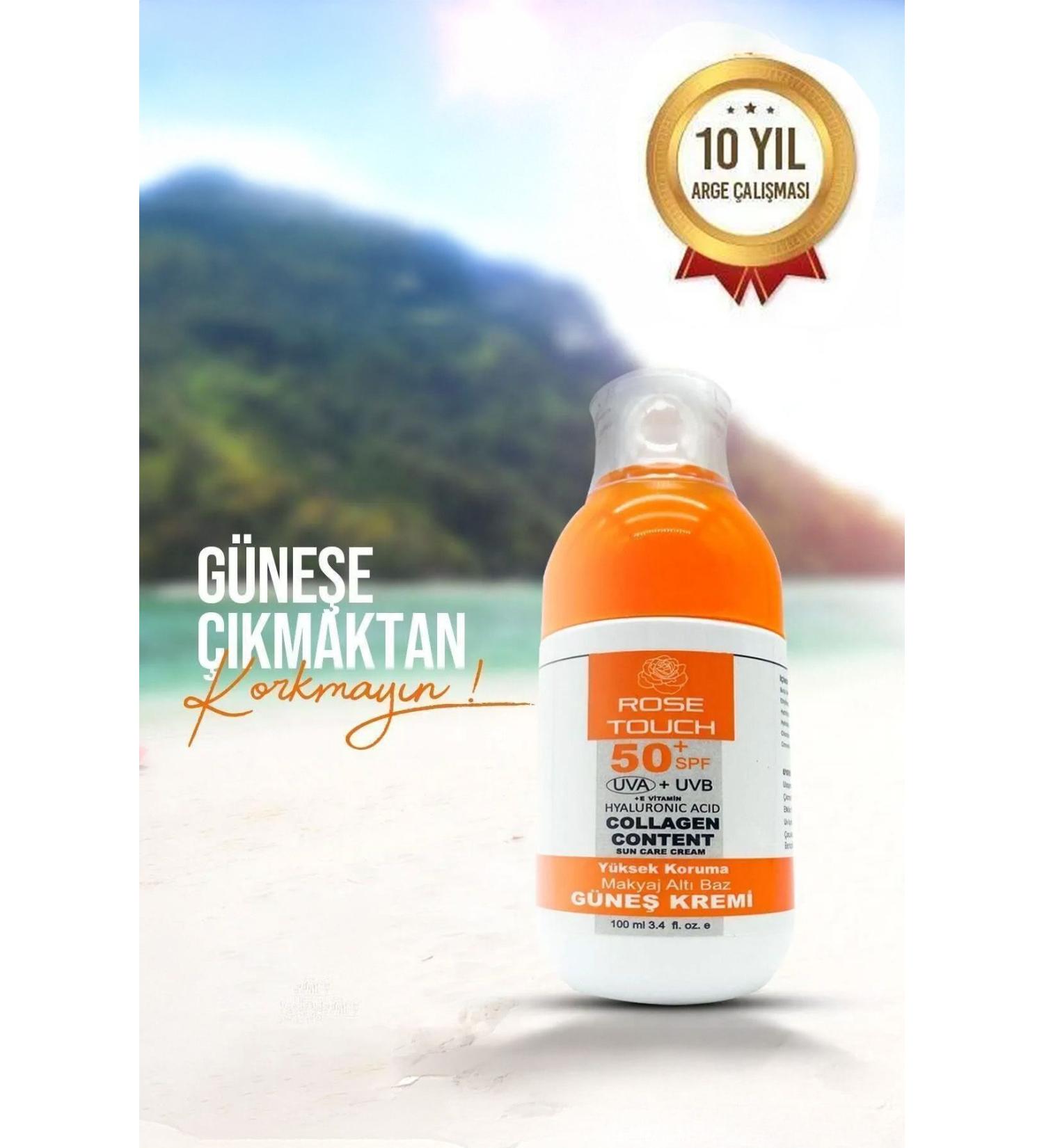 Rose Sun Cream SPF 50+ Protection 100 ml Keep Your Skin Safe with High Protection