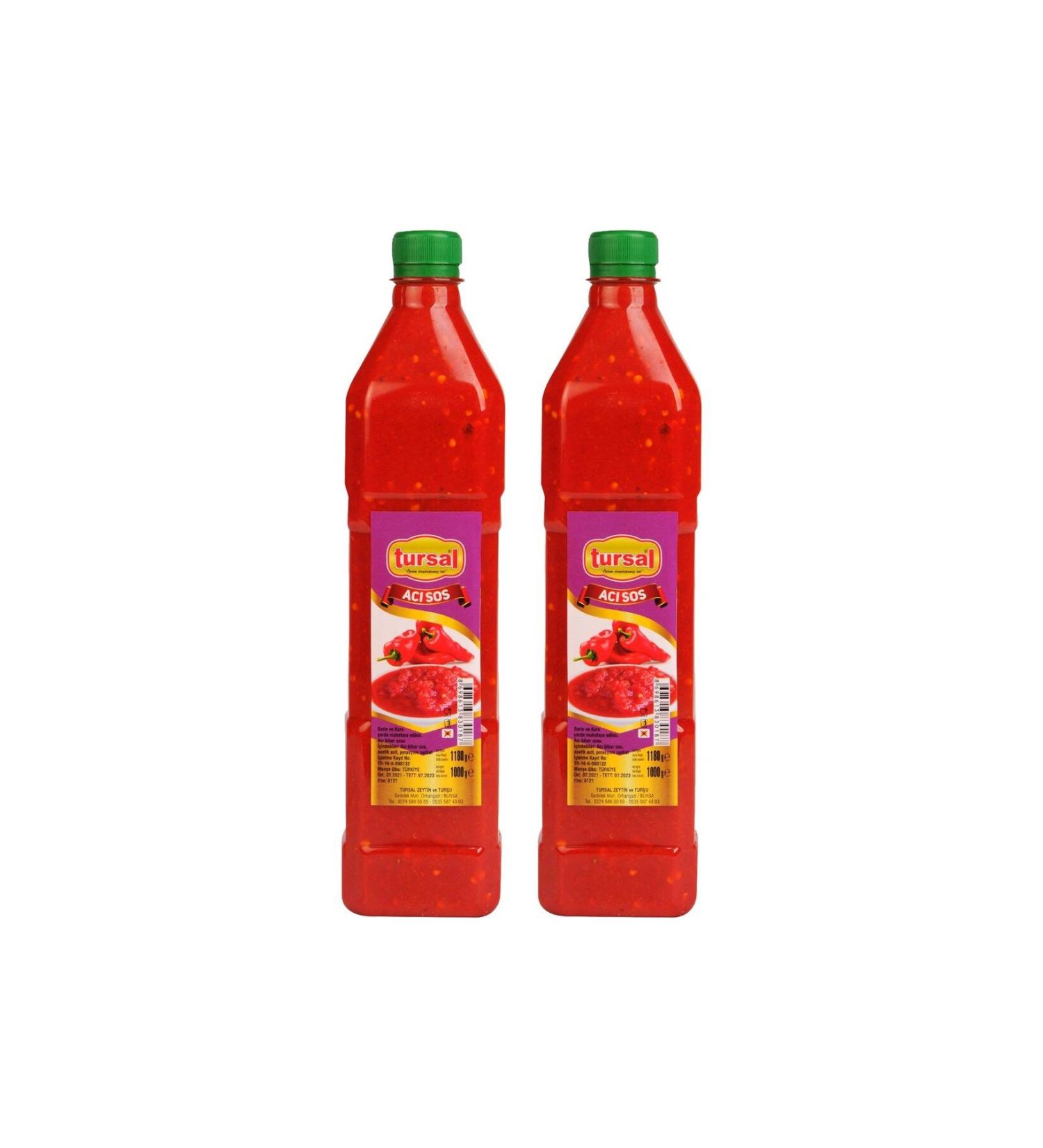 TURSAL Hot Sauce 1000 gr 2 pieces