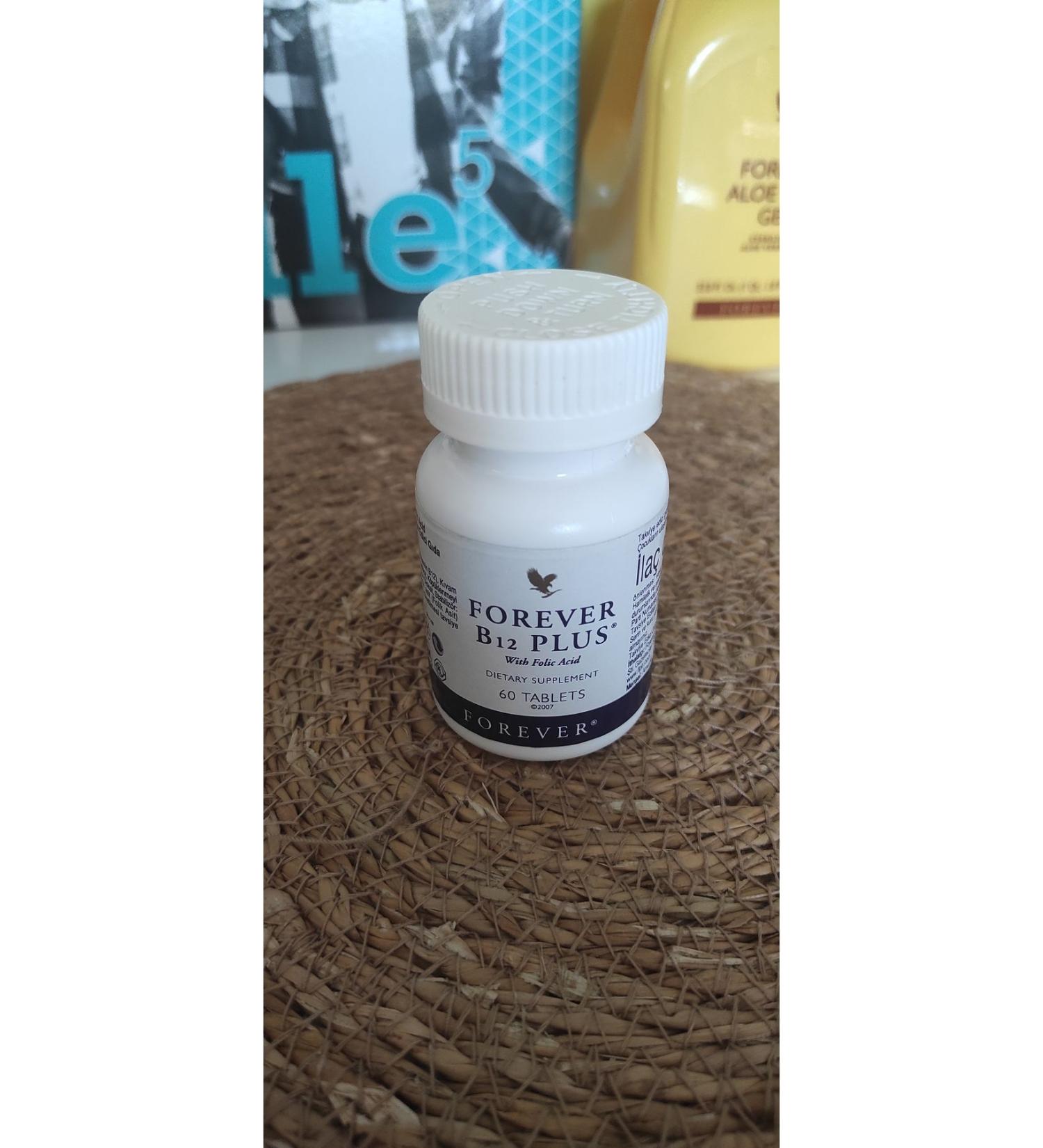 Forever Living B12 Plus And Folic Acid 60 Tablets - Buy Online on GoSupps.com