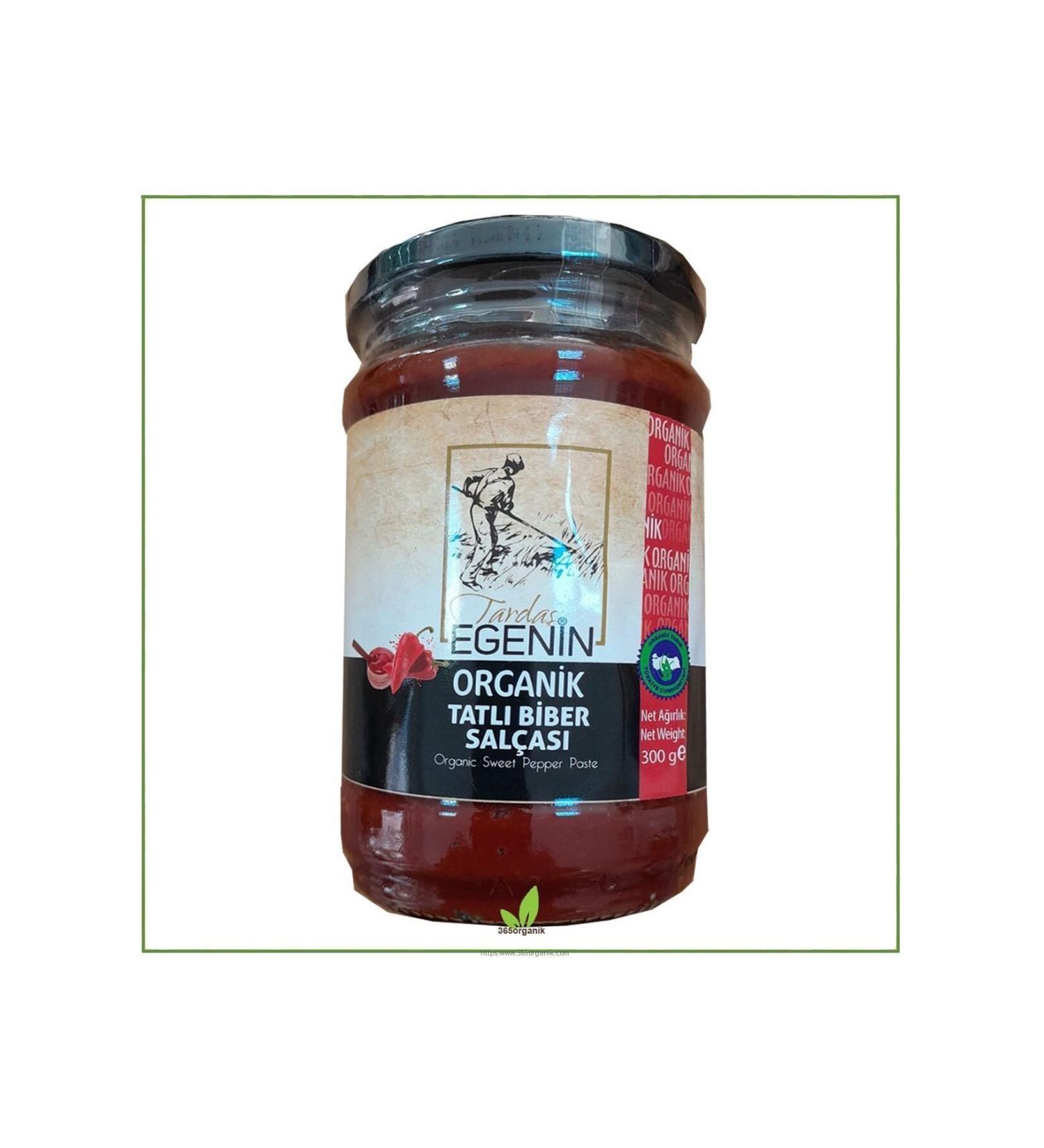 Tarda Aegean Organic Pepper Paste Sweet 300 Gr