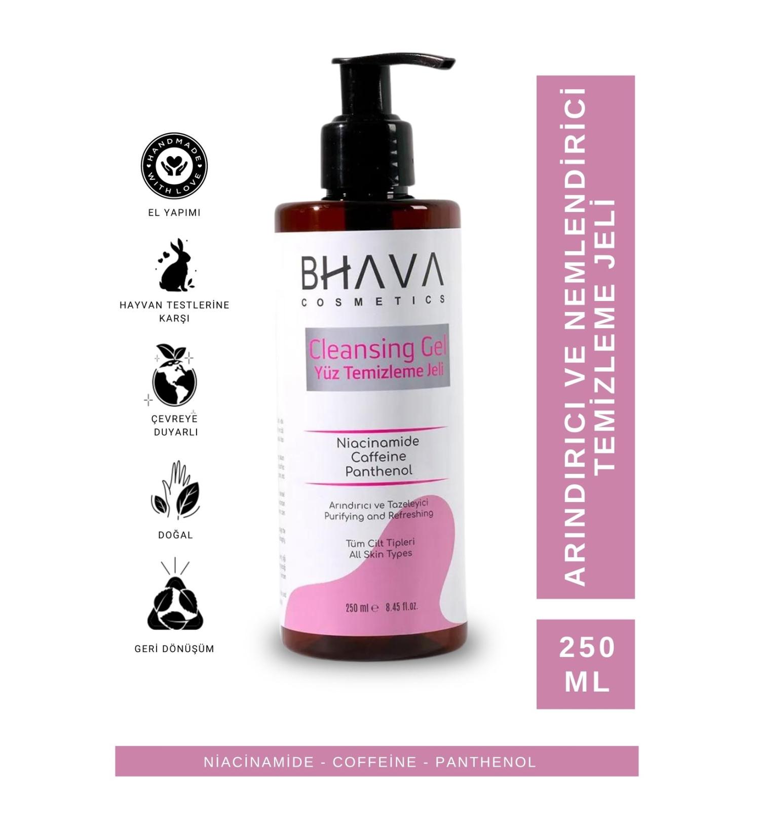 bhava cosmetics Anti-Acne-Blackhead Purifying and Moisturizing Cleansing Gel for Oily and All Skin Types - Buy Online on GoSupps.com