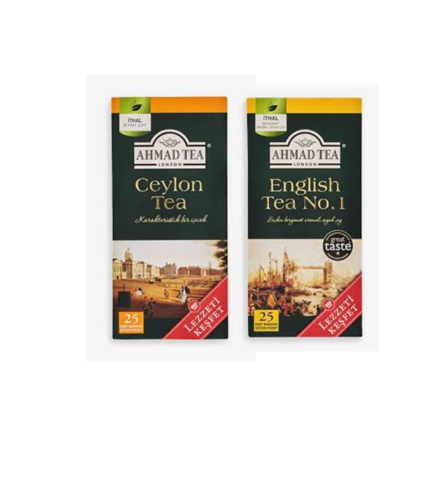 Ahmad Tea Gourmet Set Tea Bag Ceylon (25 pieces) English No1 (25 pieces)