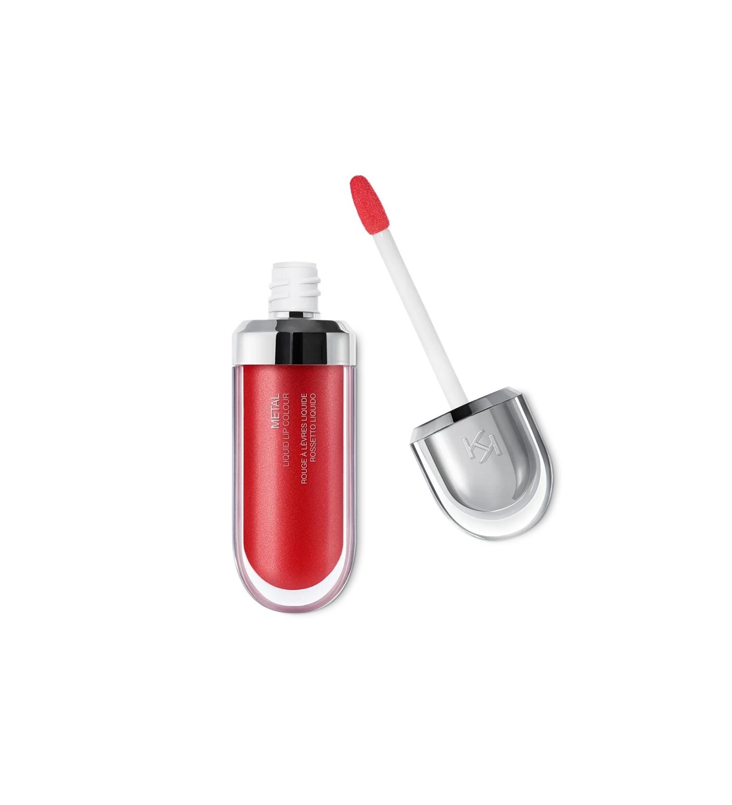 KIKO Metal Liquid Lip Colour - Highly Pigmented Pearlescent & Metallic Finish Lipstick 6.5 ML - Buy Online on GoSupps.com