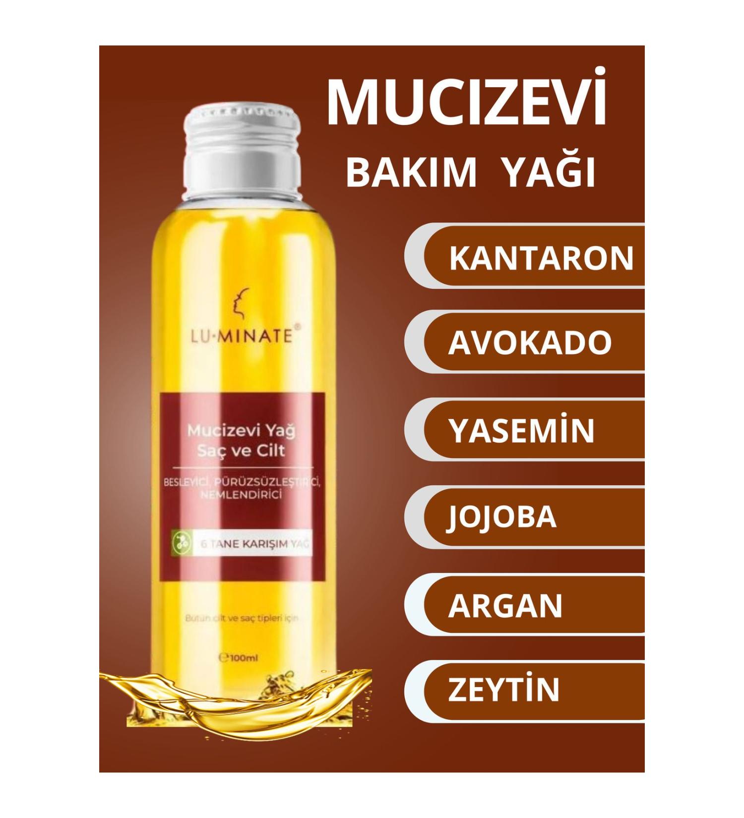 Luminate Miraculous Hair and Body Care Oil St. John's Wort Jasmine Argan Olive Avocado Moisturizing Repair - Buy Online on GoSupps.com