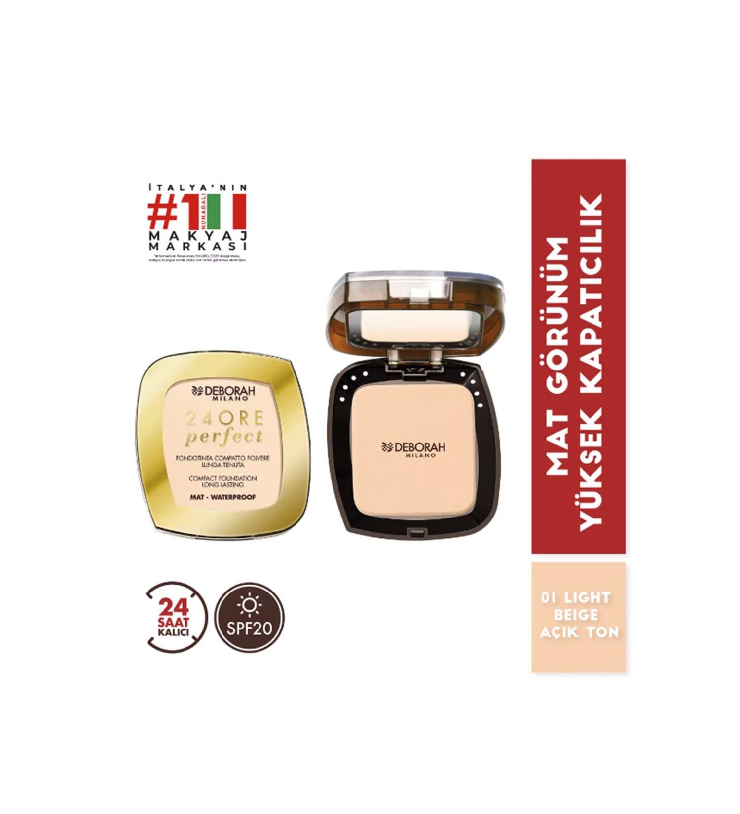 Deborah 24 Ore Compact Long Lastng Fdt 01g L.be ge - Buy Online on GoSupps.com